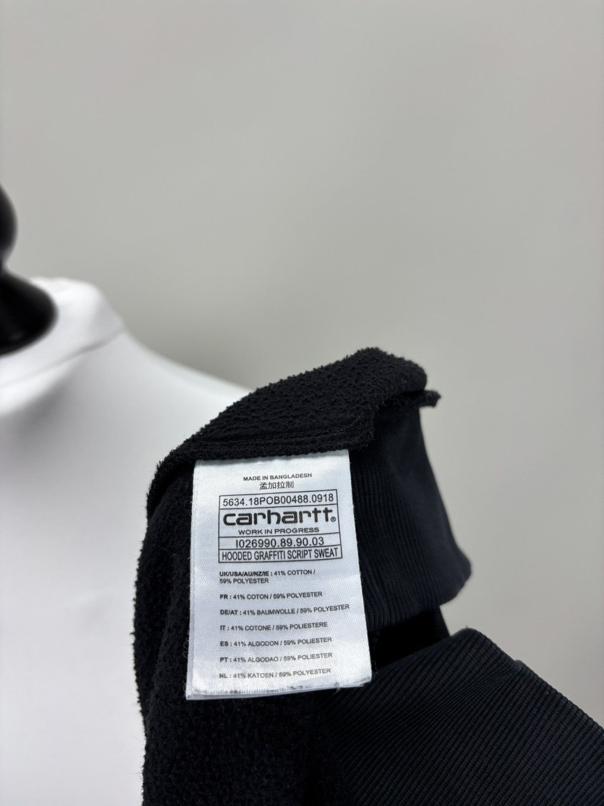 Carhartt Mens hoodie Carhartt Size XS Color Black Size US XS / EU 42 / 0 - 8 Thumbnail