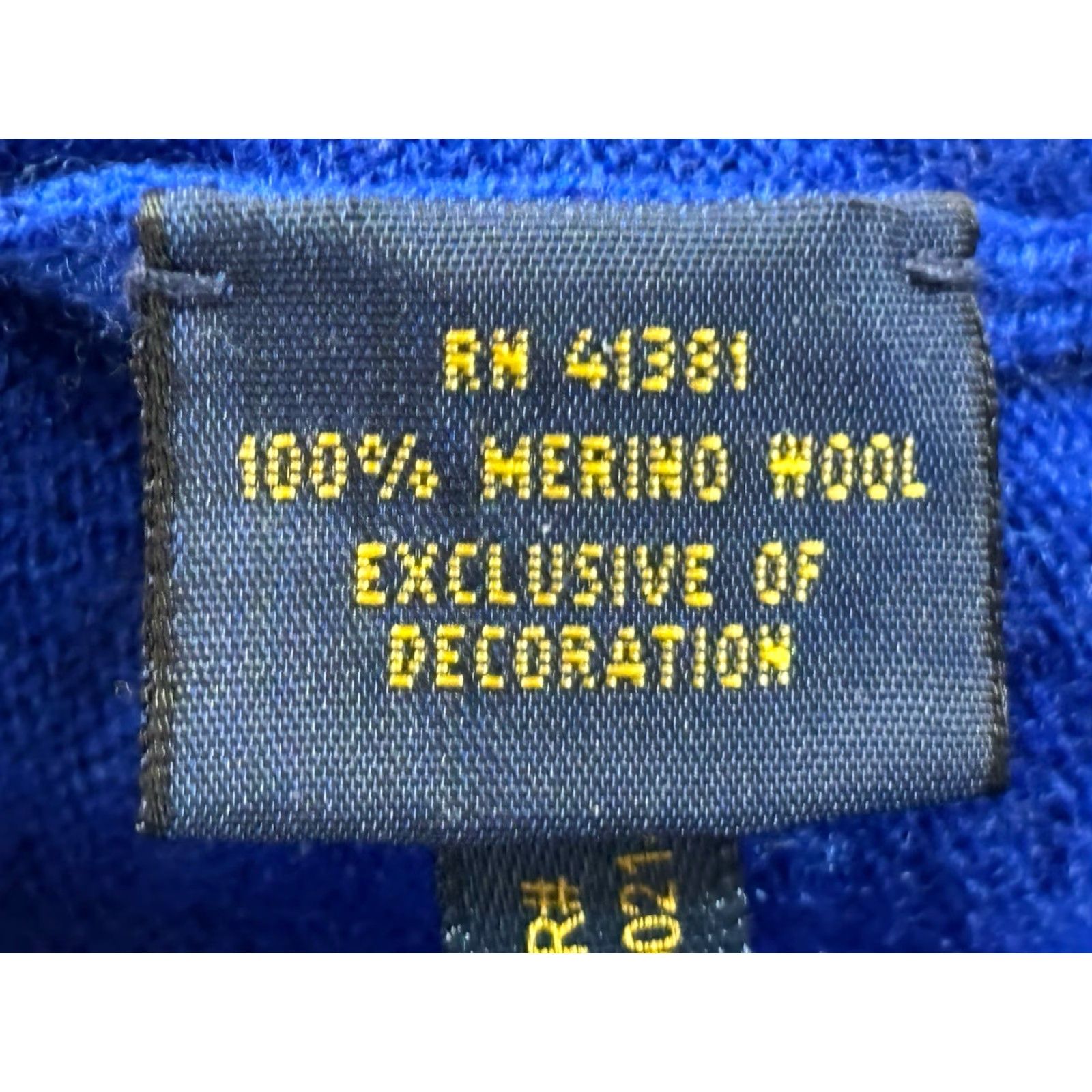 Polo Ralph Lauren Polo Ralph Lauren Polo Golf Mens 2XL Blue Merino Wool Quarter Zip Sweater Jumper Pullover Knit Long Sleeve Size US XXL / EU 58 / 5 - 7 Thumbnail