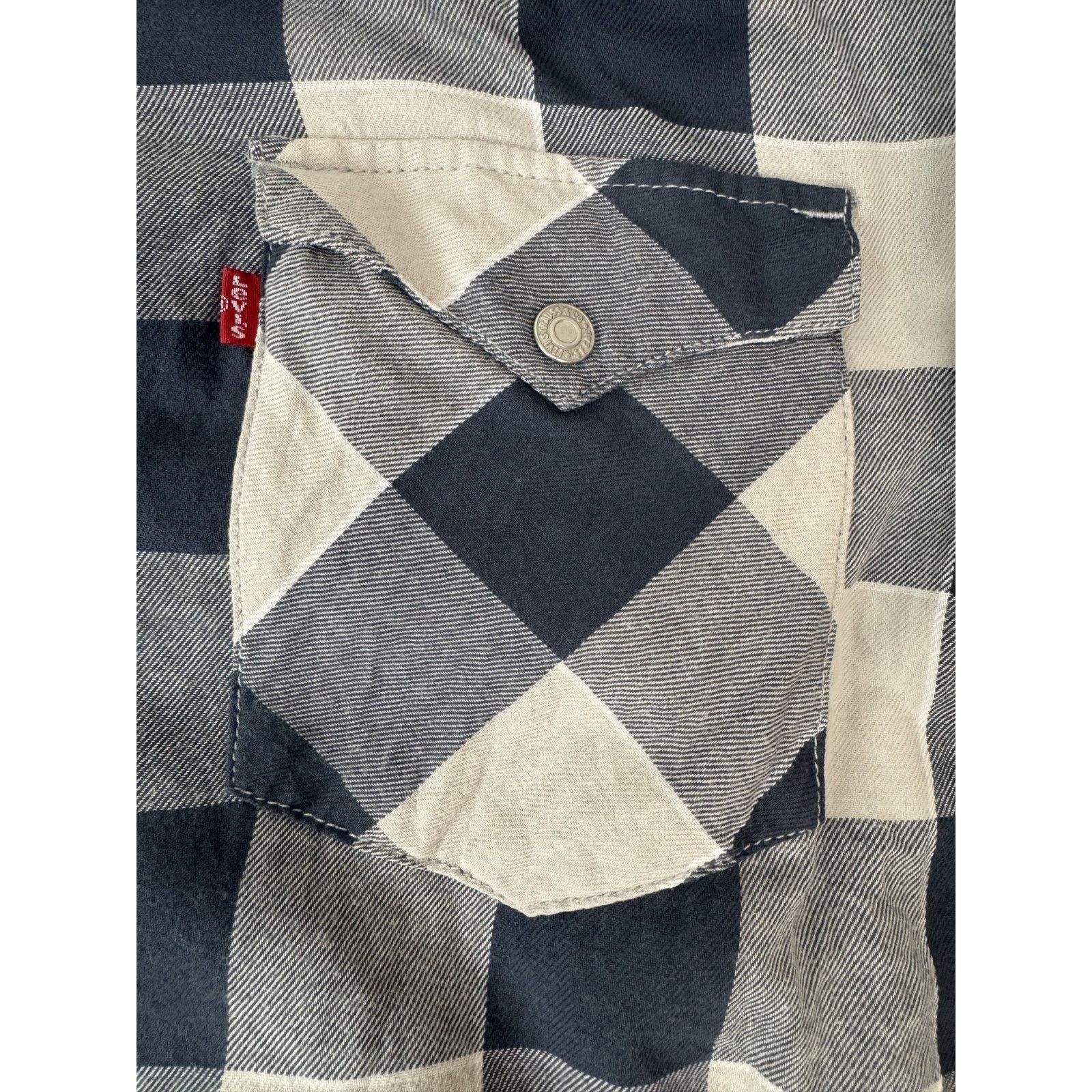 Levi's Levi's New York Yankees Plaid Snap Up Shirt Men XL Size US XL / EU 56 / 4 - 10 Thumbnail