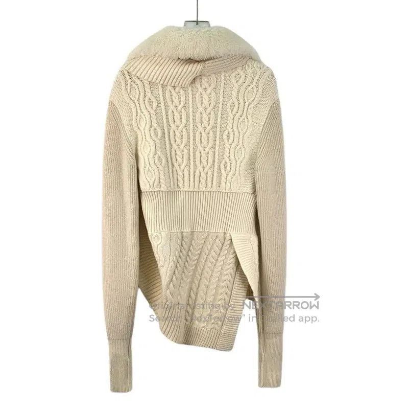 Burberry Burberry Beige Wool Cardigan for Women. Size S / US 4 / IT 40 - 2 Thumbnail