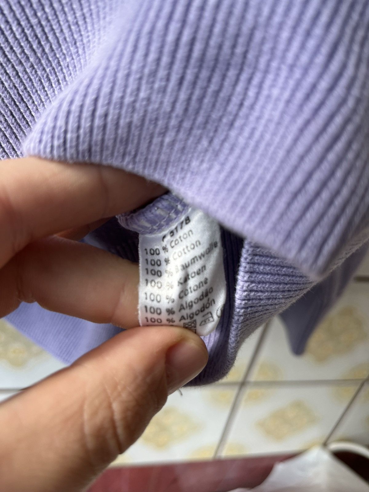 Lacoste Lacoste Lavander vintage sweater Size US XL / EU 56 / 4 - 5 Thumbnail
