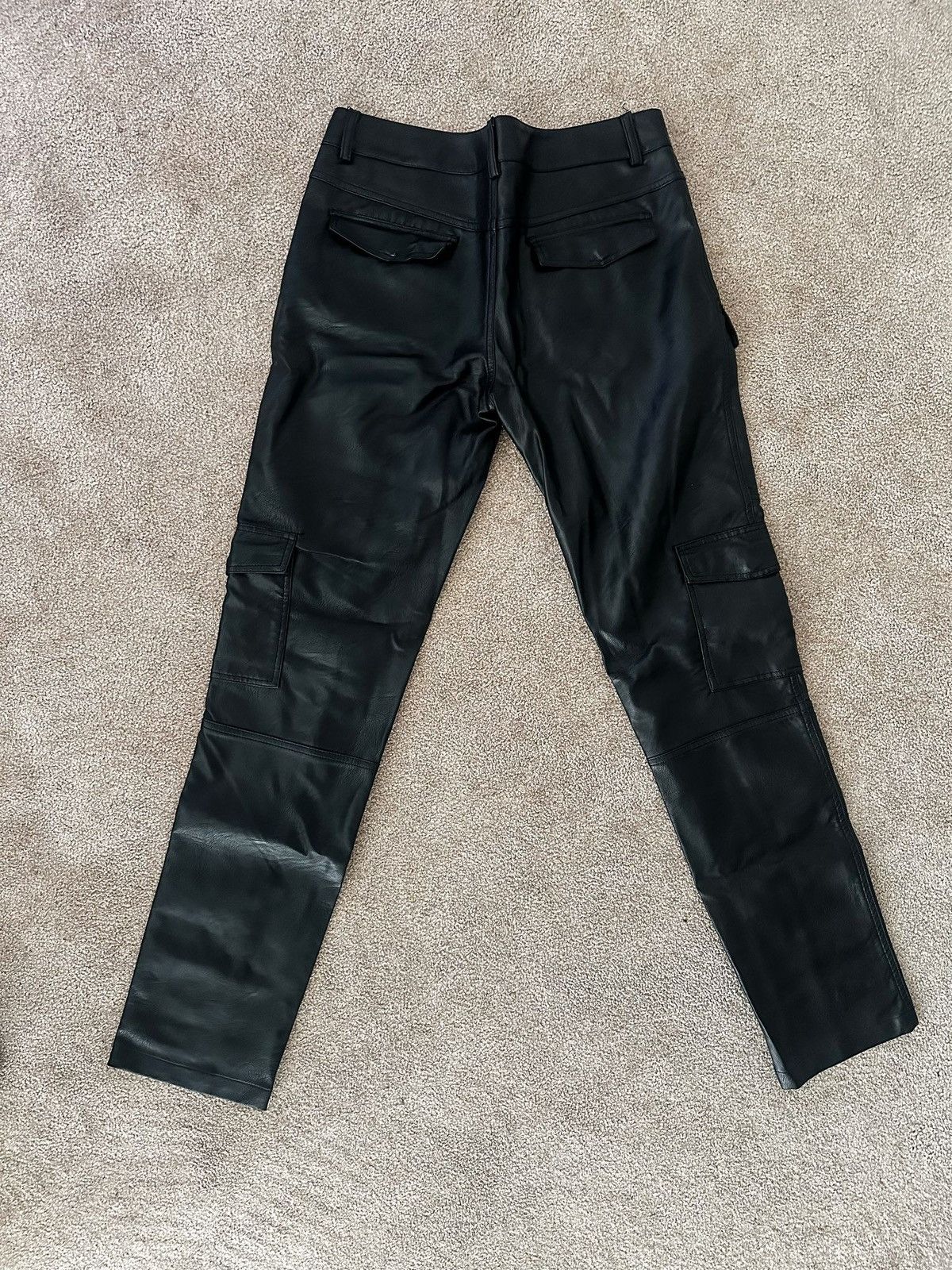 Jaded London Jaded London Black Vegan Leather Pant Size US 32 / EU 48 - 2 Thumbnail