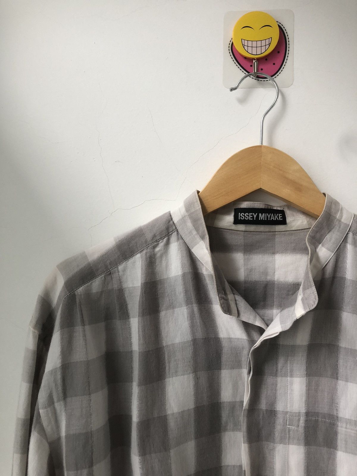 Issey Miyake Gingham linen shirt Size US M / EU 48-50 / 2 - 2 Thumbnail