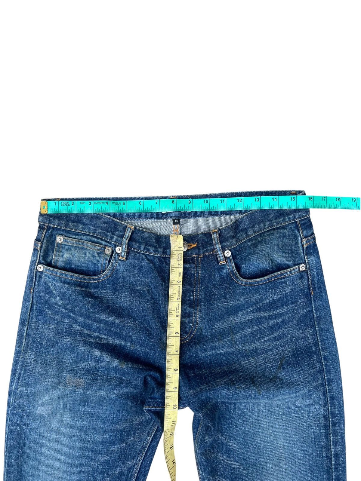 A.P.C. Vintage A.P.C. Aging Mud Faded Denim Selvedge Jeans Size US 29 - 2 Thumbnail