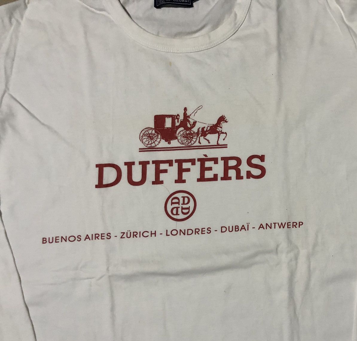 The Duffer of St.George Vintage Duffer St George long sleeve tee t-shirt Size US XL / EU 56 / 4 - 2 Thumbnail
