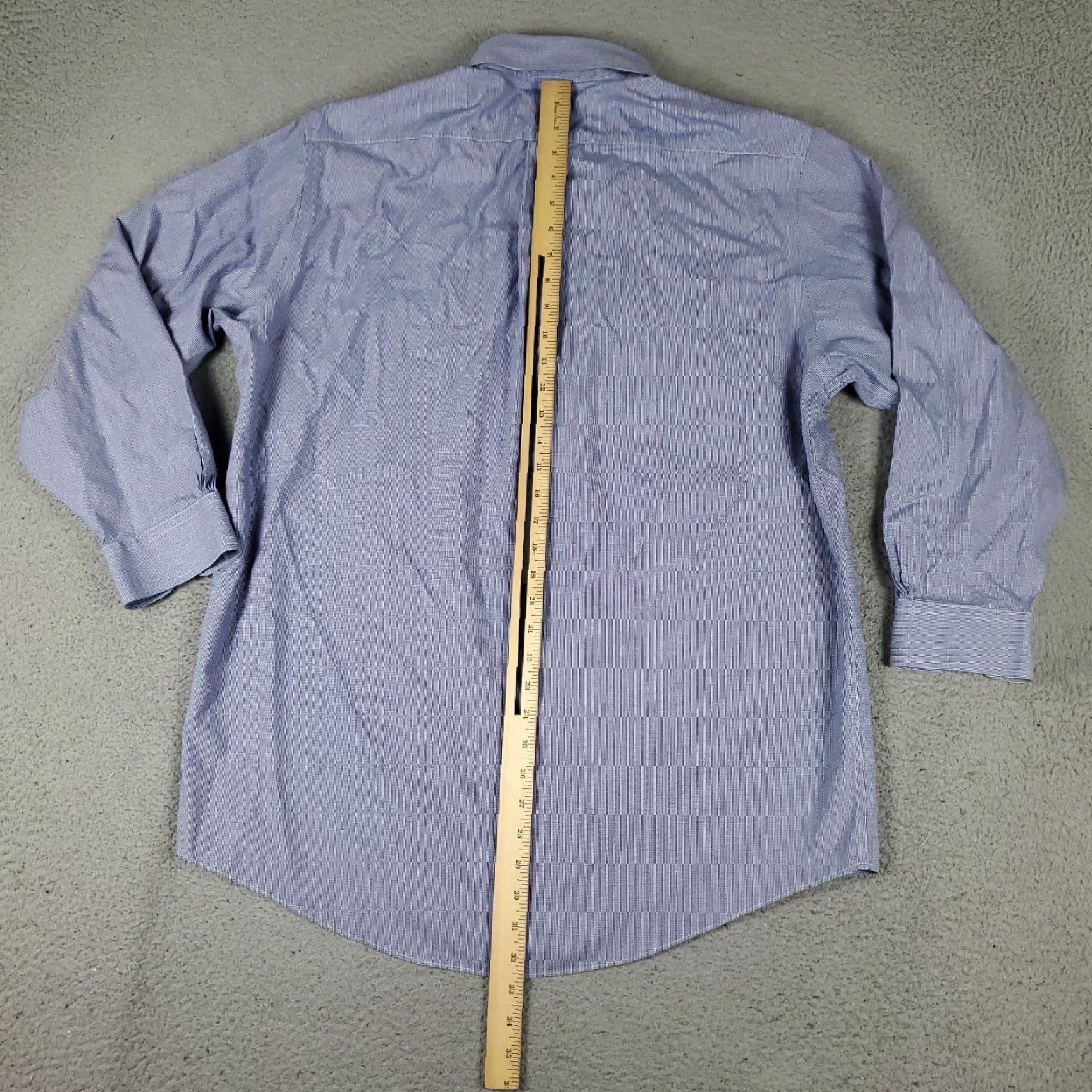 Brooks Brothers Brooks Brothers Shirt Mens 16.5 Blue Dress Button Up Long Sleeve Casual Business Formal Size 42R - 3 Thumbnail