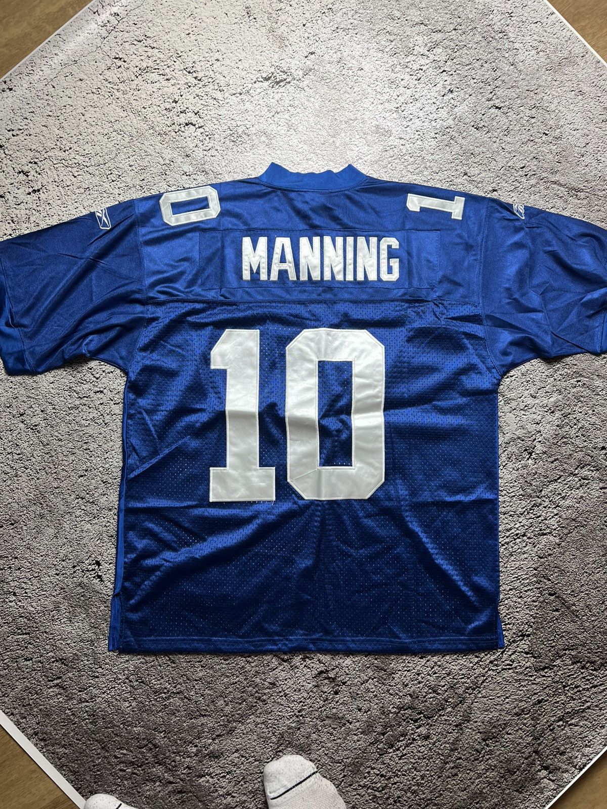 Reebok NWT‼️New York Giants NFL Eli Manning captain reebok jersey Size US XL / EU 56 / 4 - 6 Thumbnail