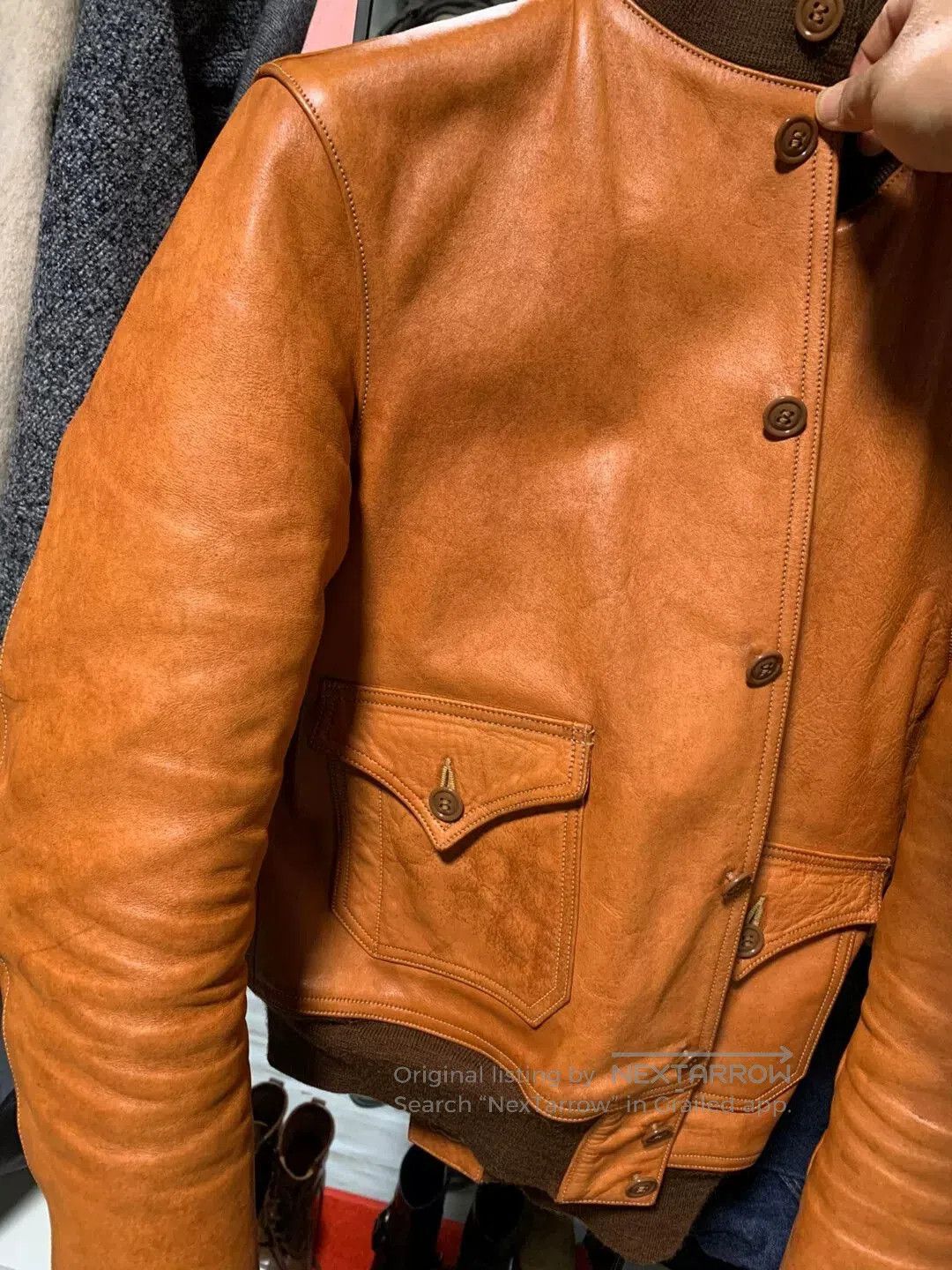 Freewheelers freewheelers brown leather jacket size 38. Size US M / EU 48-50 / 2 - 5 Thumbnail