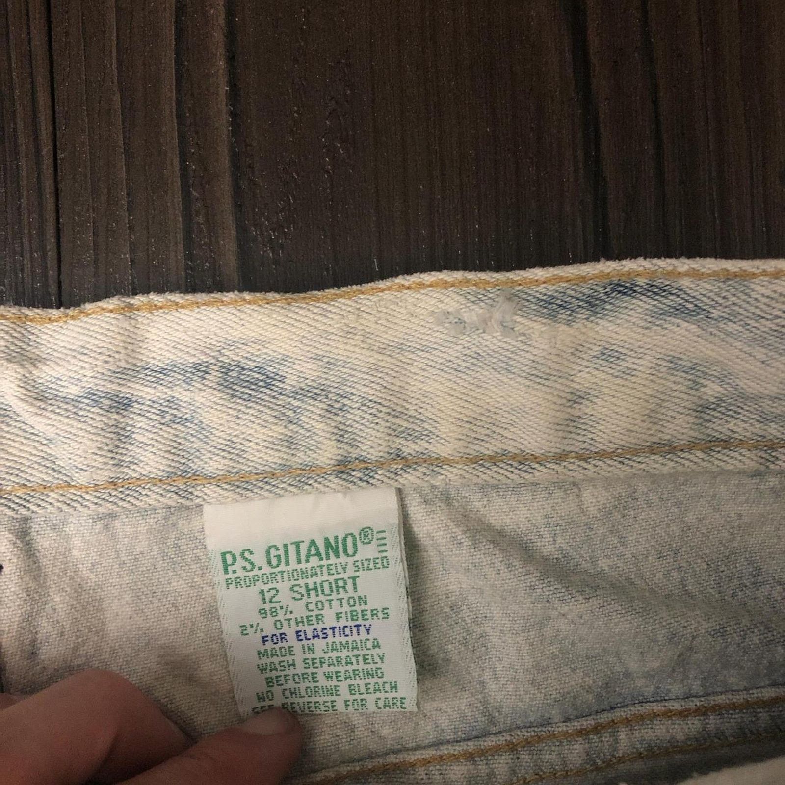 Other Women’s Acid Washed P.S. Gitano Denim Jeans Size 34" / US 12 / IT 48 - 5 Thumbnail