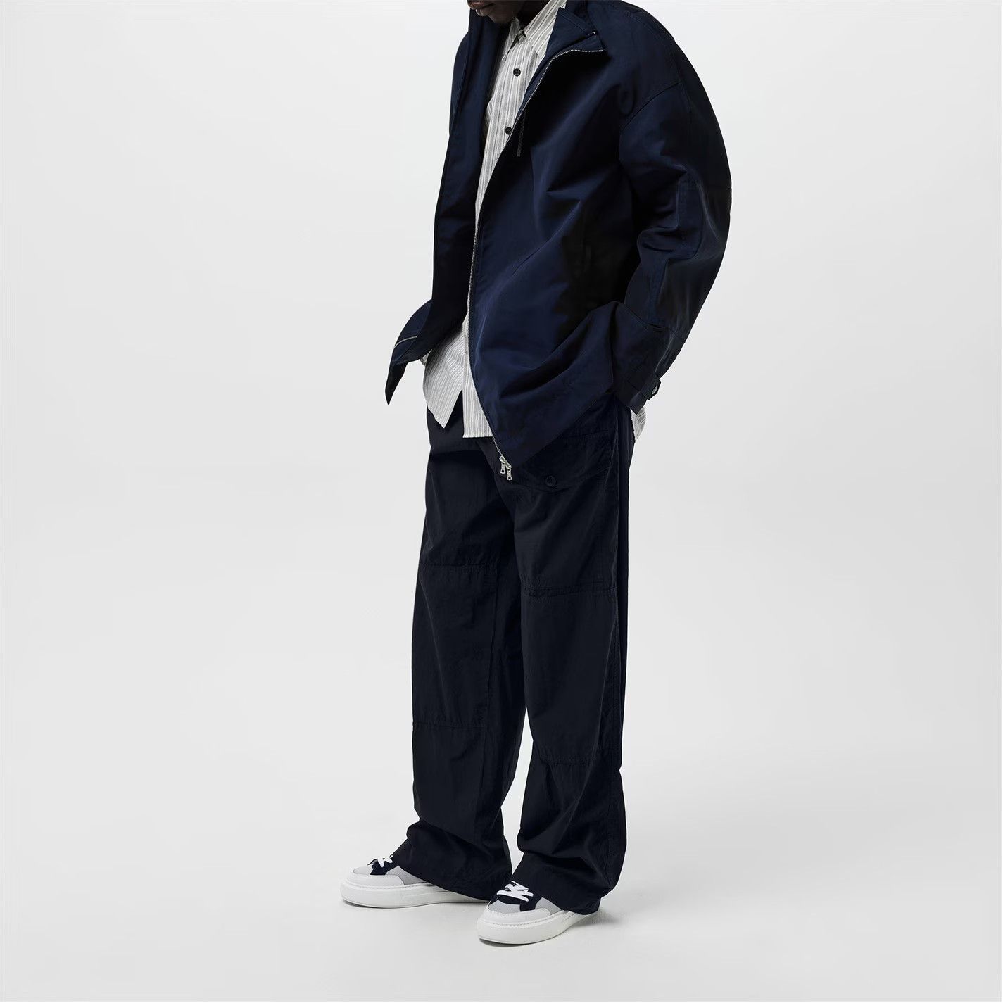 Dries Van Noten o1g2r1mq0426 Paulson Trouser in Navy Size US 32 / EU 48 - 6 Thumbnail