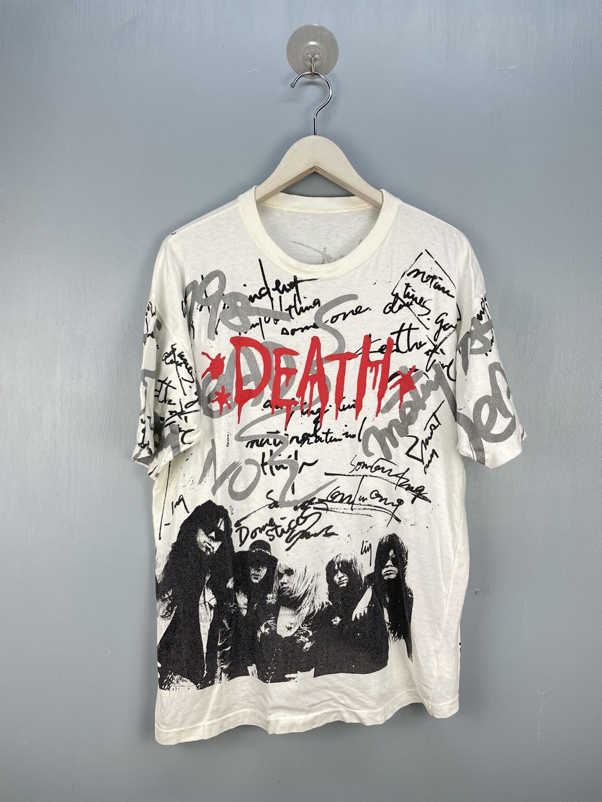 Band Tees Vintage 90s Death American Metal Band AOP promo t shirt Size US L / EU 52-54 / 3 - 1 Thumbnail