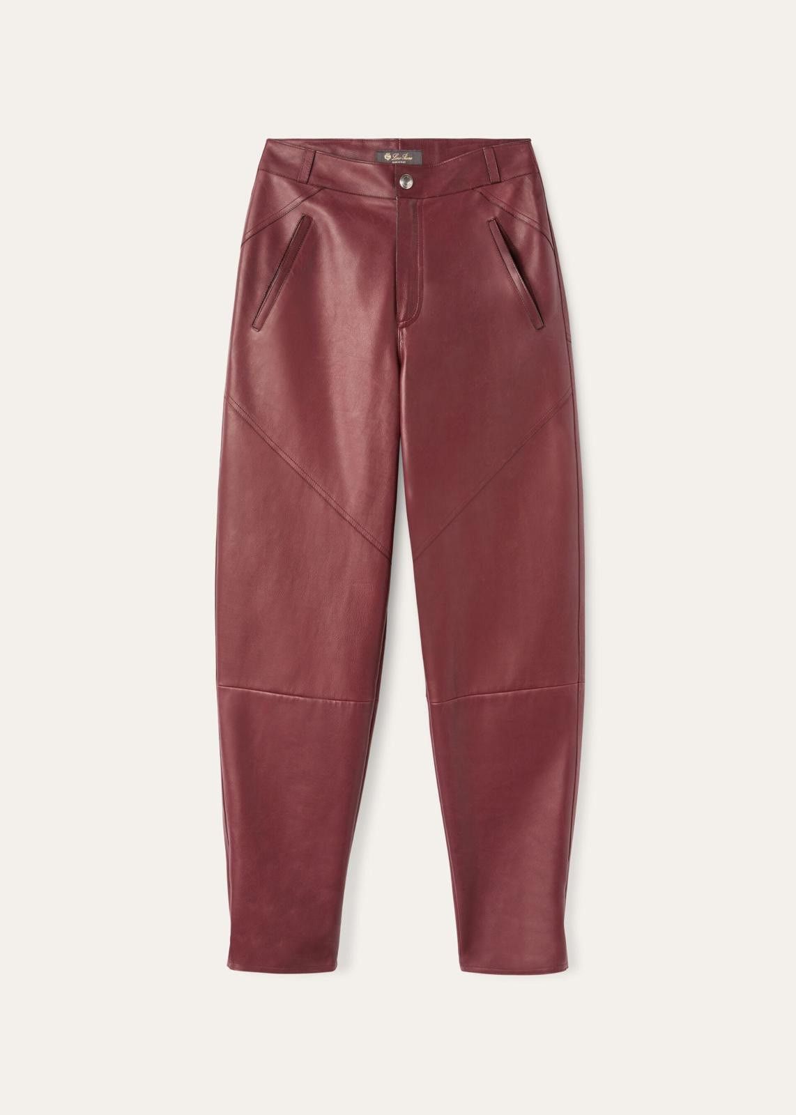 Loro Piana o1srvl11e0425 FAO0494 Kendrick Pant in Burgundy Size 26" / US 2 / IT 38 - 1 Thumbnail