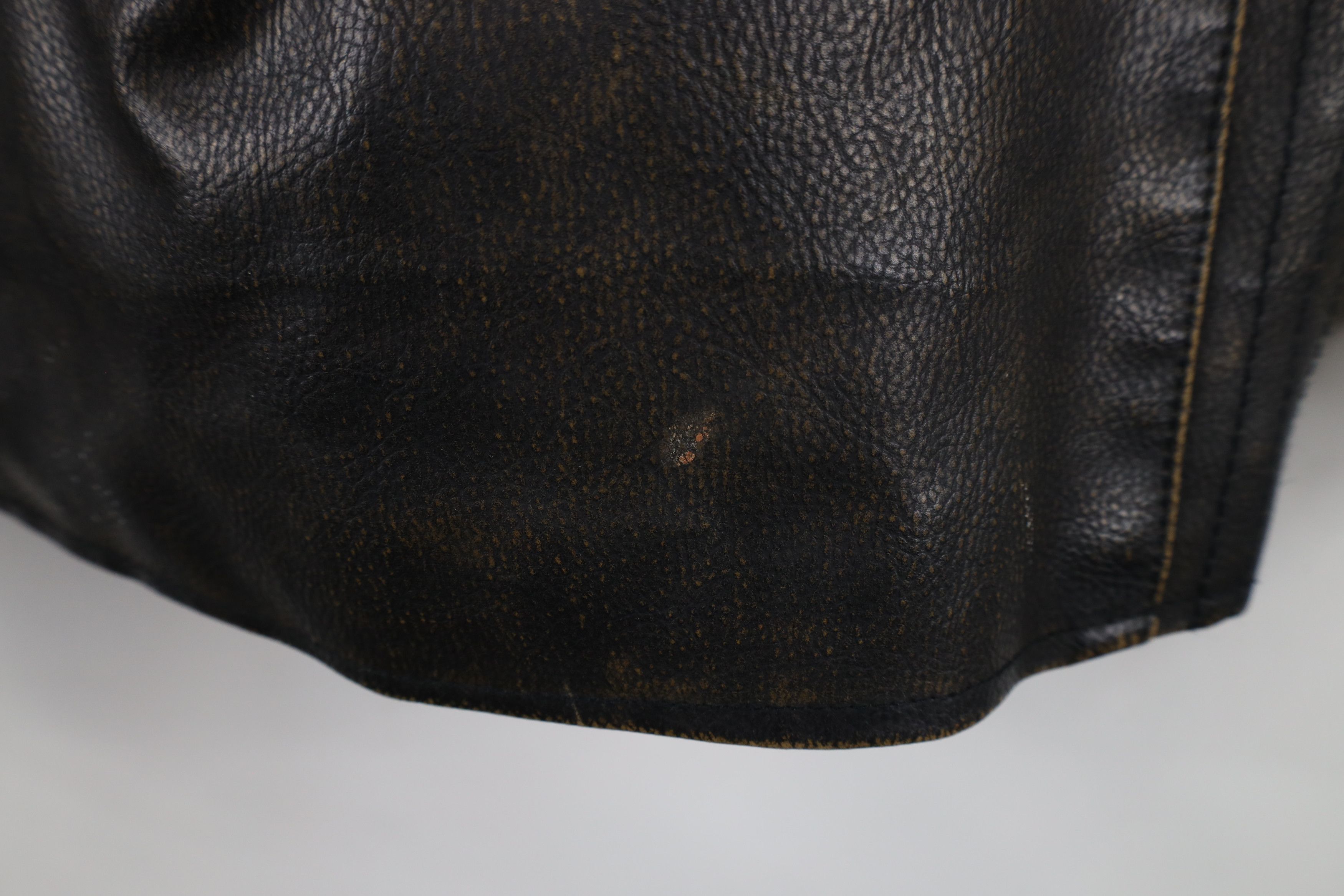 Vintage Vintage 90s Y2K Streetwear Faux Leather Quilted Moto Jacket Size US L / EU 52-54 / 3 - 12 Thumbnail