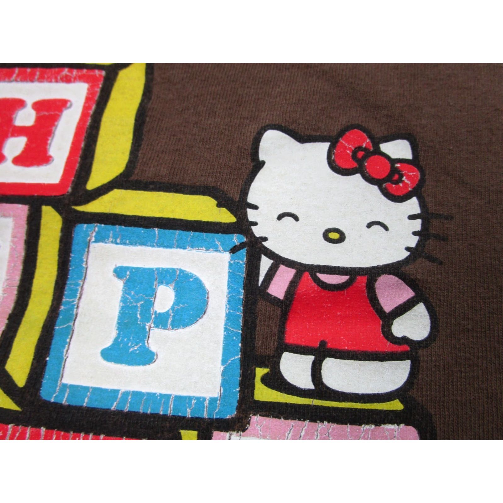 Hypland VINTAGE Hello Kitty Shirt Mens L Brown Hypland Sanrio Adult Large Size US L / EU 52-54 / 3 - 4 Thumbnail