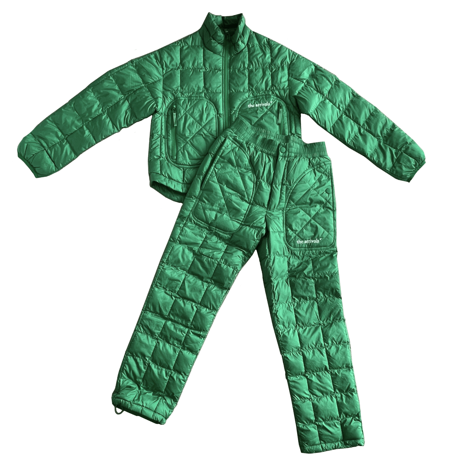 The Arrivals puffer shirt-jacket+pant set