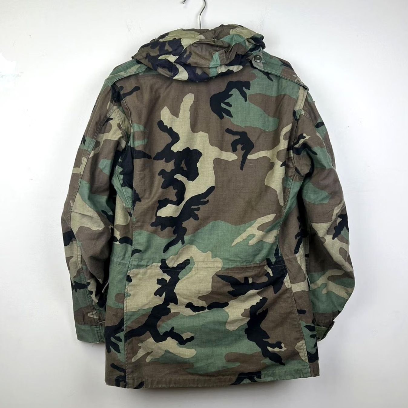 Vintage VINTAGE American Vintage Military Jacket Camouflage Nylon Green S Men Jacket Military Camouflage Size US S / EU 44-46 / 1 - 2 Thumbnail