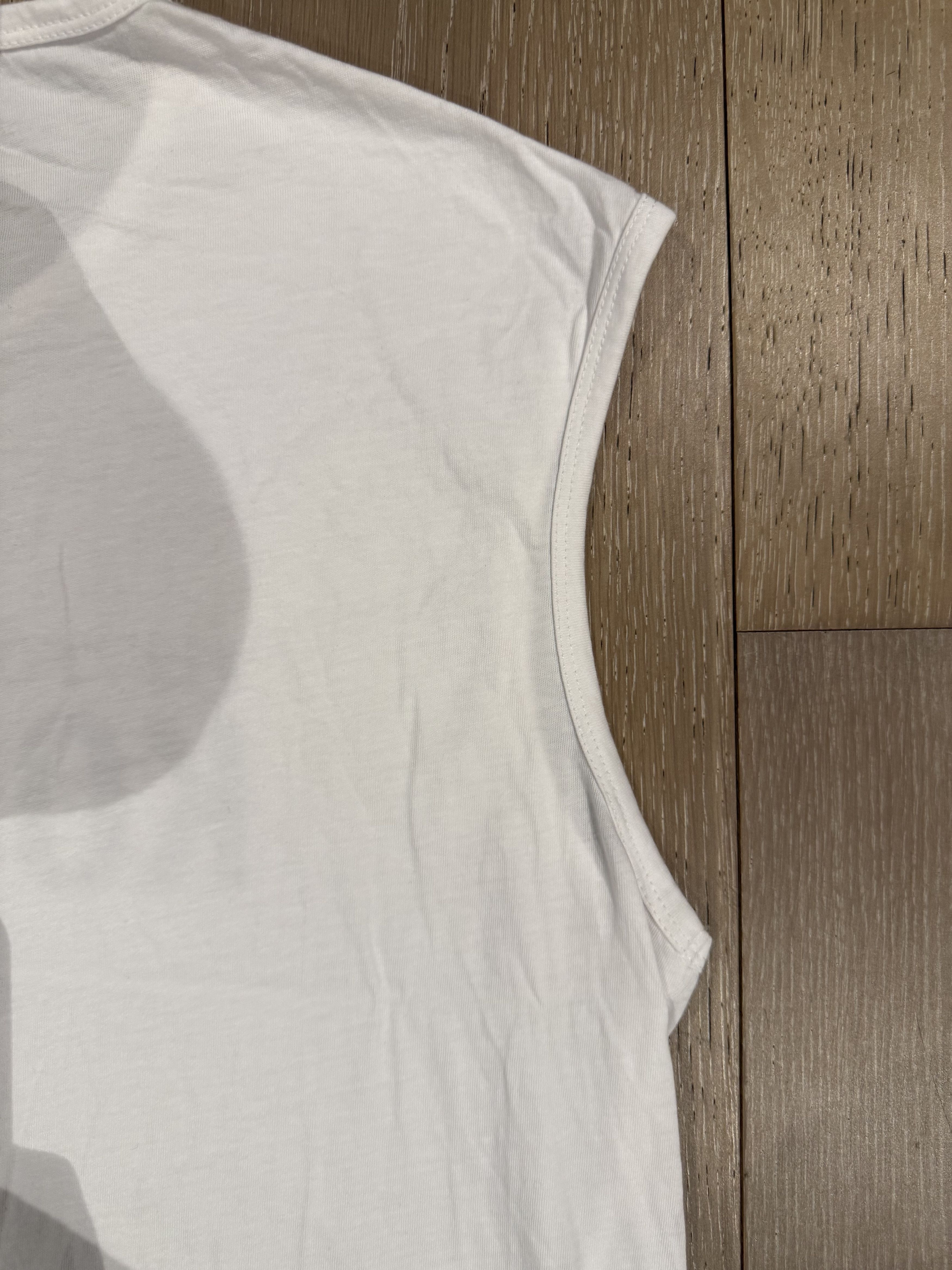 Raf Simons 💚 Raf Simons Redux Kollaps Tank Top White X-Large Size US XL / EU 56 / 4 - 7 Thumbnail