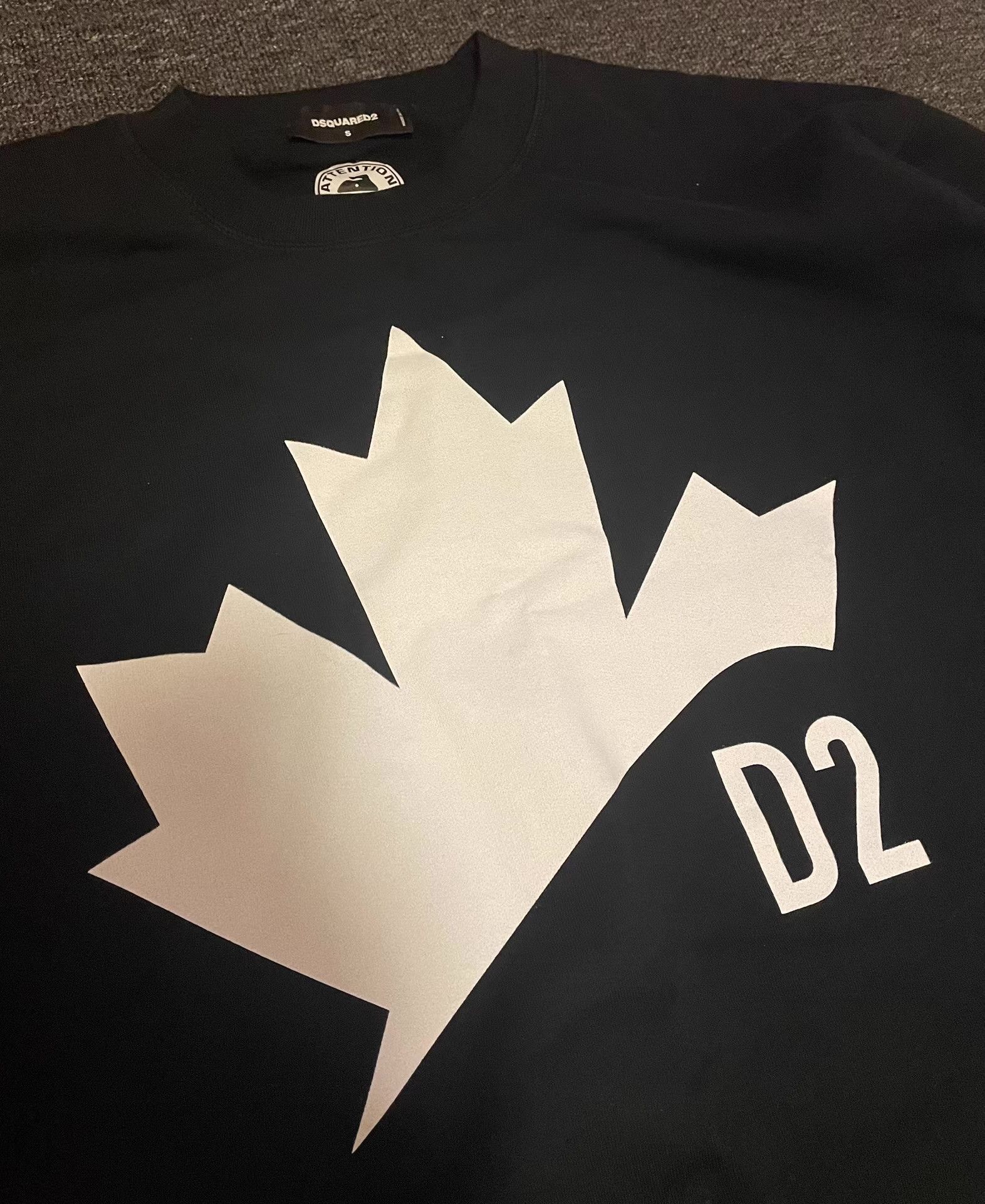 Dsquared2 Brand new DSQUARED2 D2 black oversized hoodie, Q4 Size US S / EU 44-46 / 1 - 2 Thumbnail