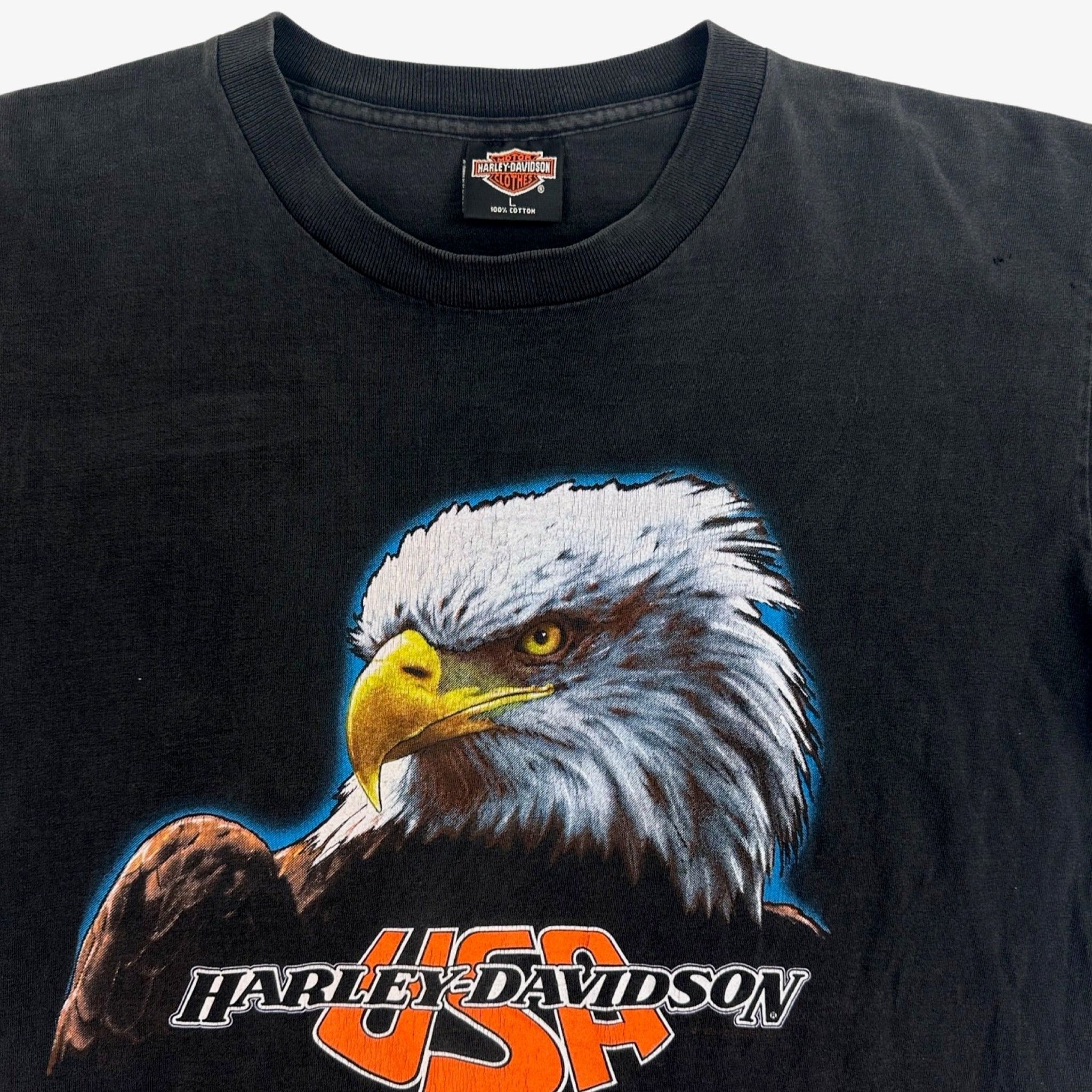 Vintage Vintage Eagle Harley Tee Size US L / EU 52-54 / 3 - 2 Thumbnail
