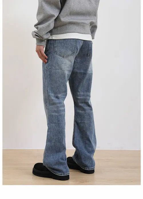 VIBE y2k patchwork distressed flared jeans Size US 32 / EU 48 - 6 Thumbnail
