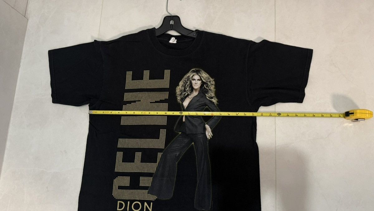 Band Tees 2008 Celine Dion - World Tee Size Large, Size L, Anvil Tag Size US L / EU 52-54 / 3 - 8 Thumbnail