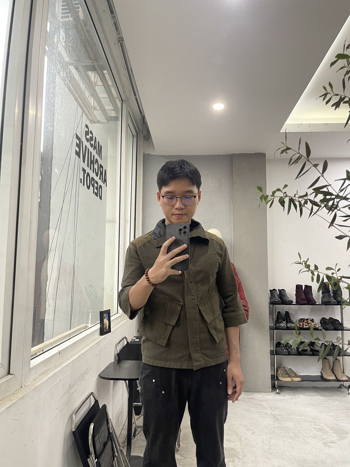 Dries Van Noten Dries Van Noten 3/4 Sleeve Utility Shirt Jacket Size US S / EU 44-46 / 1 - 8 Thumbnail