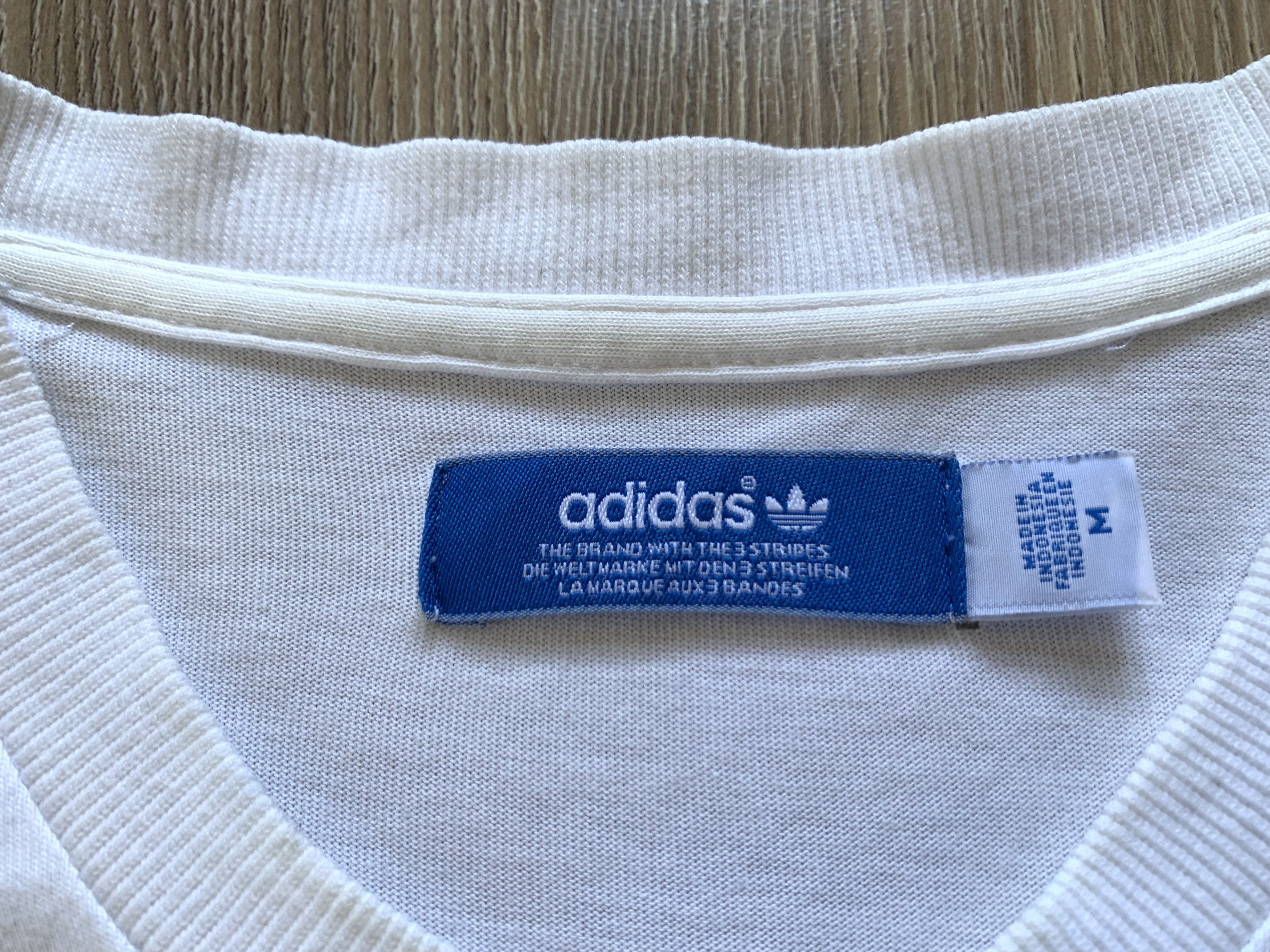 Adidas × Vintage Adidas Italia 7 Vintage White T Shirt 2011 Size US M / EU 48-50 / 2 - 7 Thumbnail