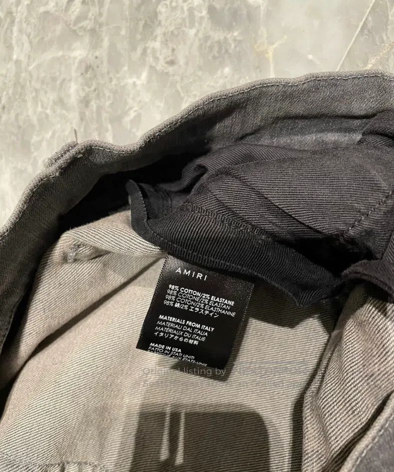 Amiri Amiri Size 30 Washed suede stitching jeans Size US 30 / EU 46 - 4 Thumbnail