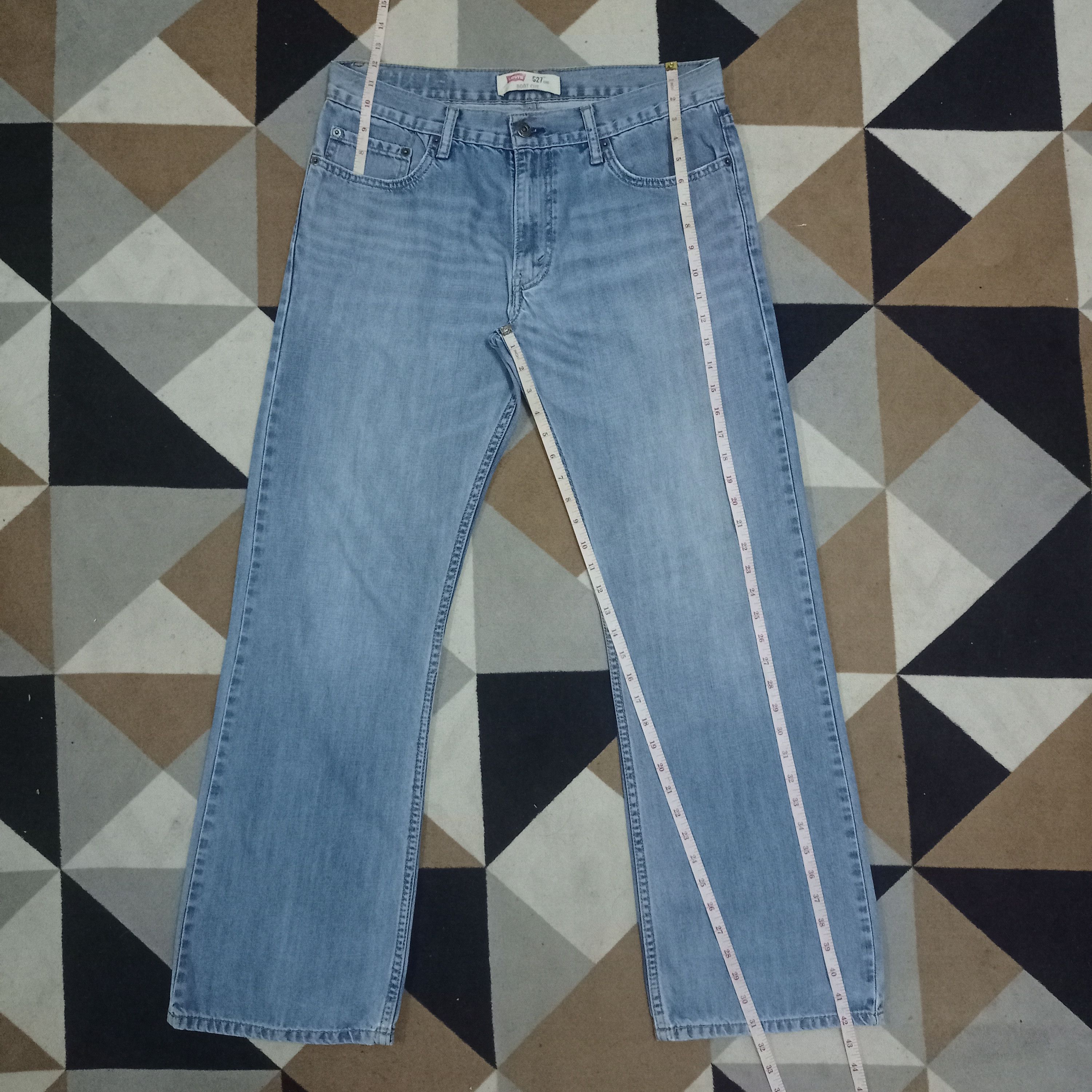 Levi's Vintage 90s Levis 527 Bootcut Blue Wash Flare Jeans 34x32 Size US 34 / EU 50 - 9 Thumbnail