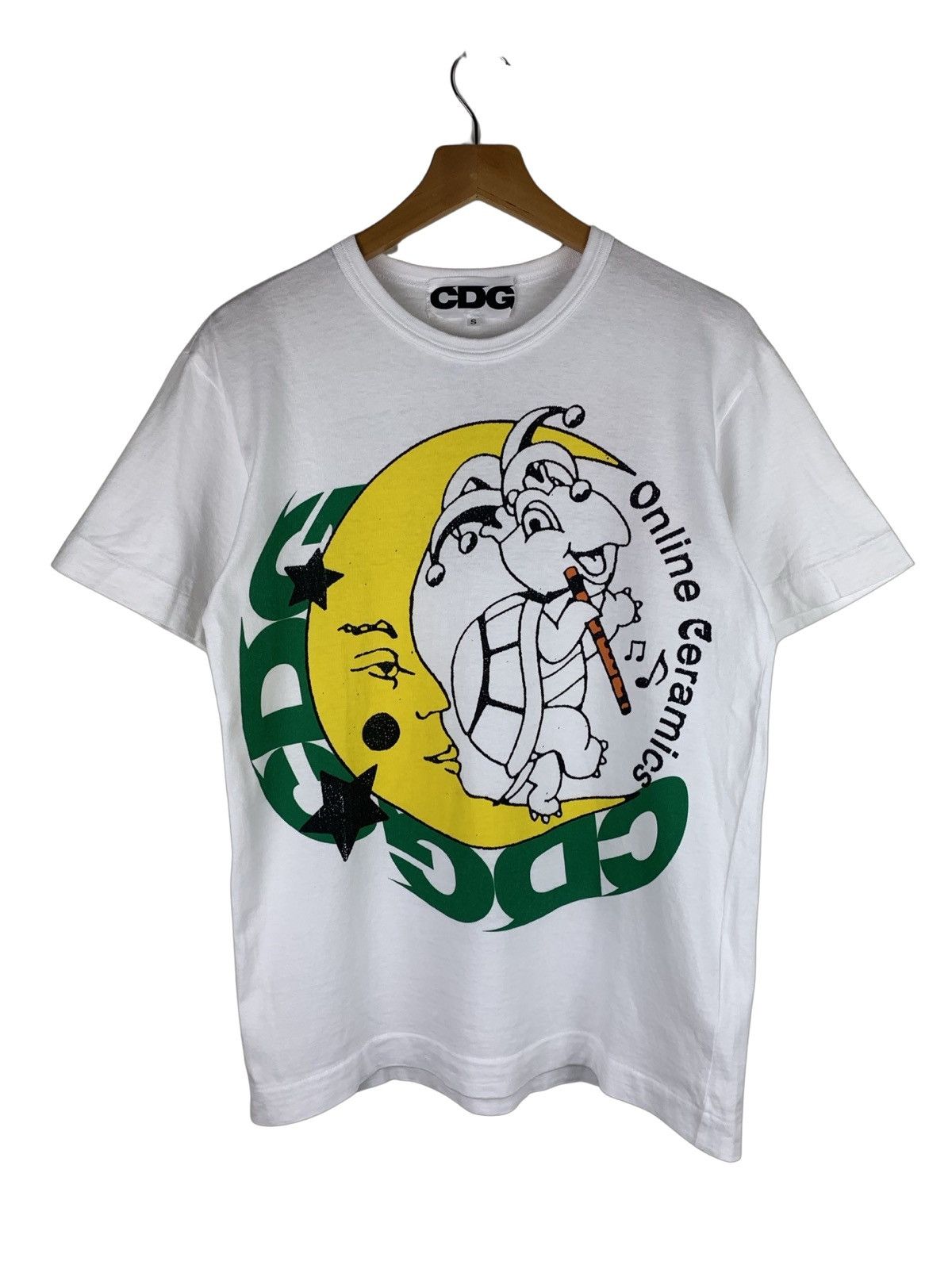 Image of Comme Des Garcons x Online Ceramics Cdg Shirt S in White, Men's (Size Small)