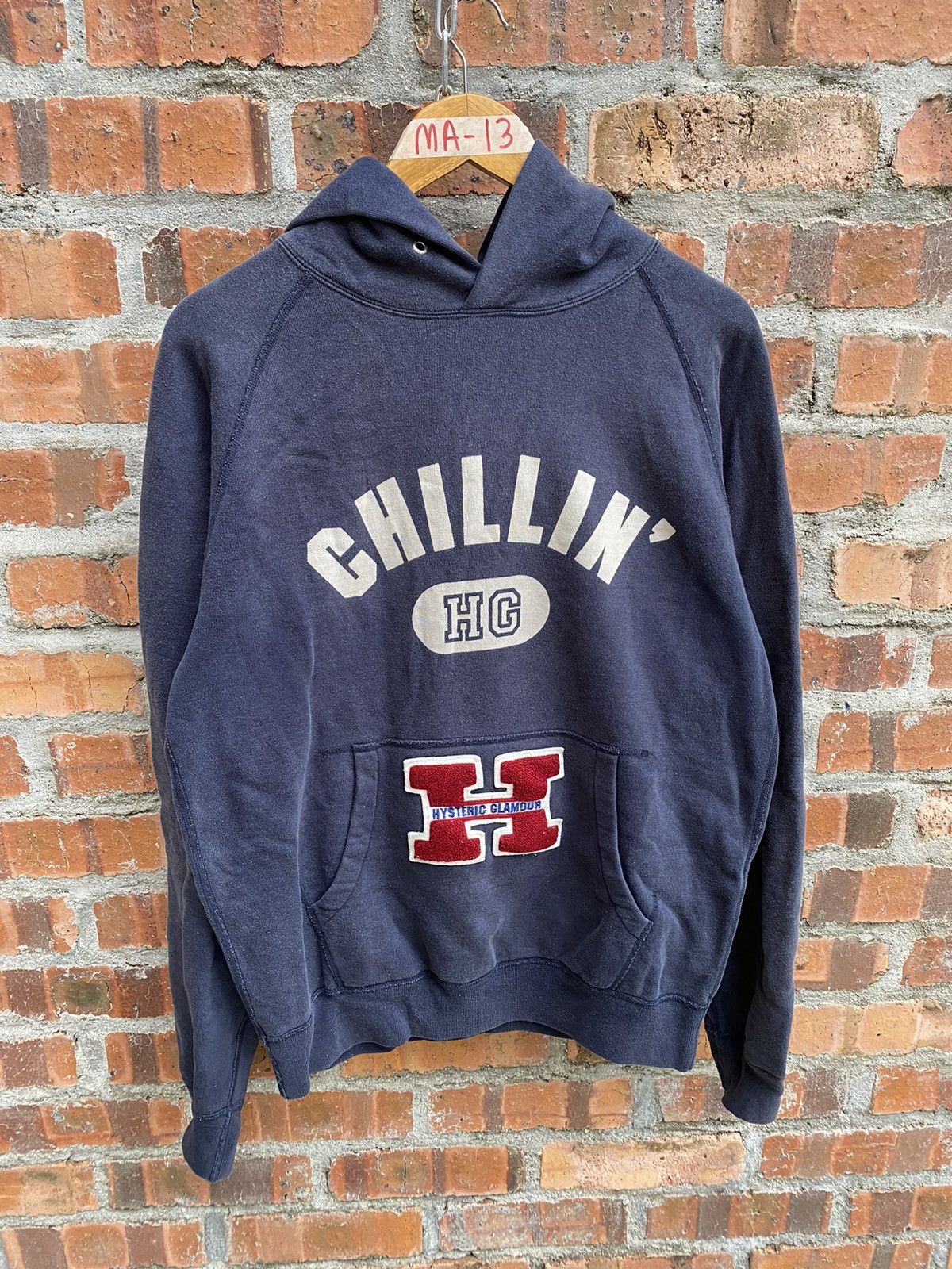 Hysteric Glamour 1990s Hysteric Chillin Hoodie Size US L / EU 52-54 / 3 - 2 Thumbnail