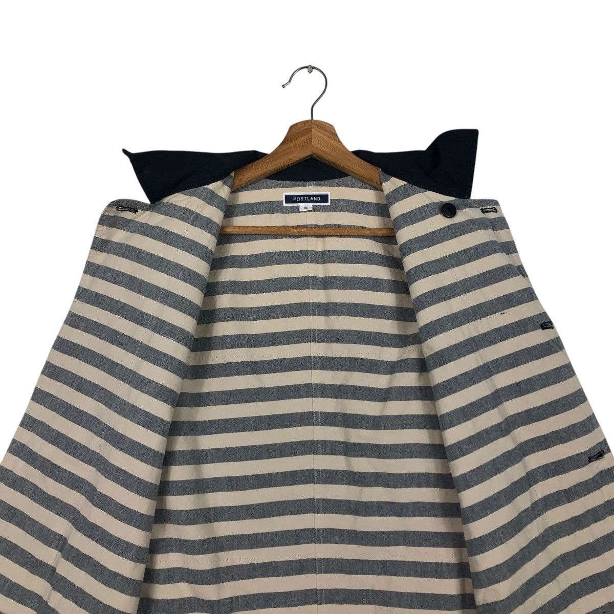 45rpm 🔥VINTAGE CHORE JACKET BLANKET STRIPED PORTLAND ISSEY MIYAKE Size US M / EU 48-50 / 2 - 16 Thumbnail