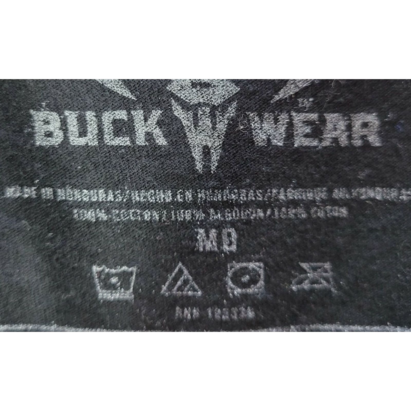 Vintage Buck Wear Respect This or Expect this 2016 T-Shirt Black S Mens Crew Neck Short Sleeve Graphic Tee Size US S / EU 44-46 / 1 - 5 Thumbnail