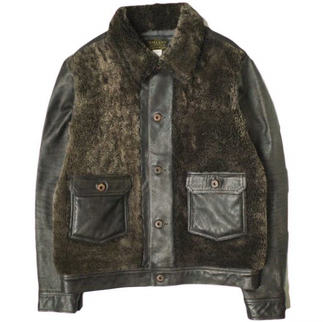 Ralph Lauren Ralph Lauren RRL GRIZZLY JACKET Leather Jacket Leather Outerwear MNRROTW16020148 DUTY FREE for USA Size ONE SIZE - 1 Thumbnail