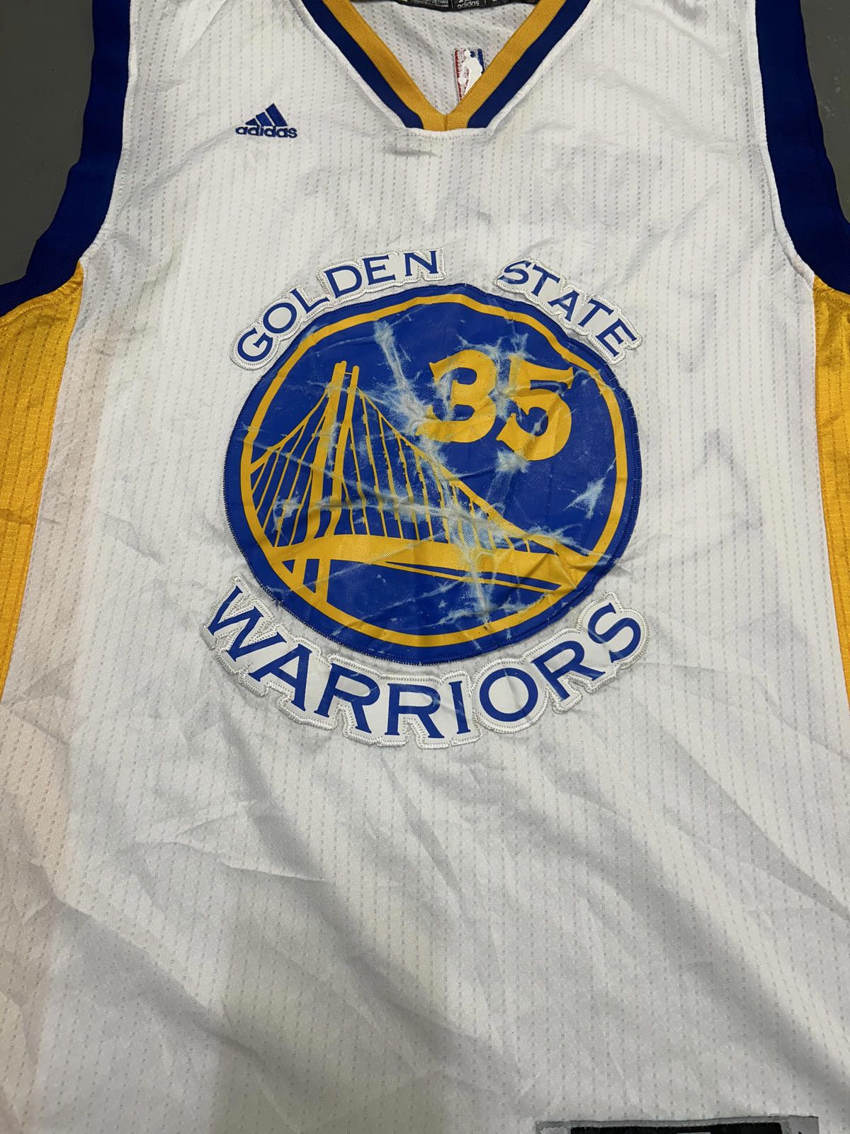 Adidas Adidas Golden State Warriors Kevin Durant Jersey - Size L Size US L / EU 52-54 / 3 - 4 Thumbnail