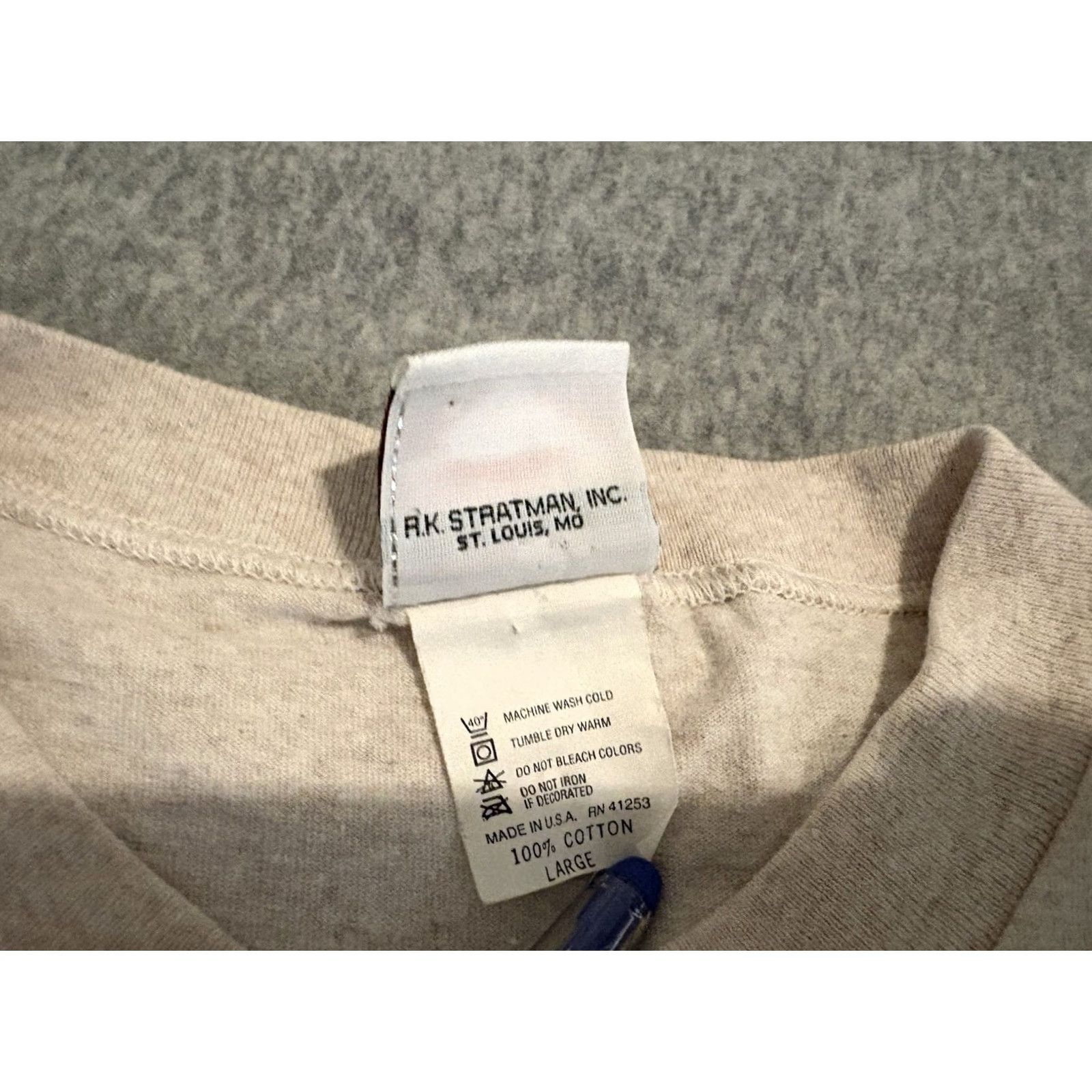 Harley Davidson Harley-Davidson Short Sleeve T-Shirt Men L Beige California USA Graphic Print Crew Neck Shirt 30.5" Long Pit to Pit 21" Size US L / EU 52-54 / 3 - 4 Thumbnail