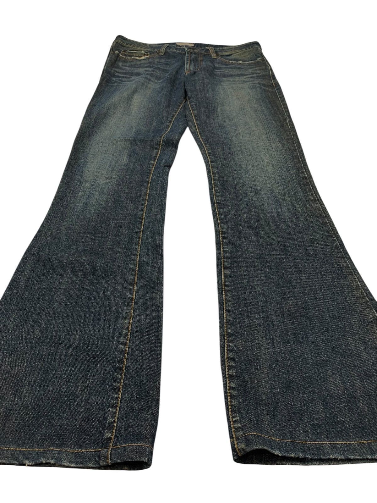 GOA GOA vintage japanese flared faded jeans Size US 31 - 3 Thumbnail