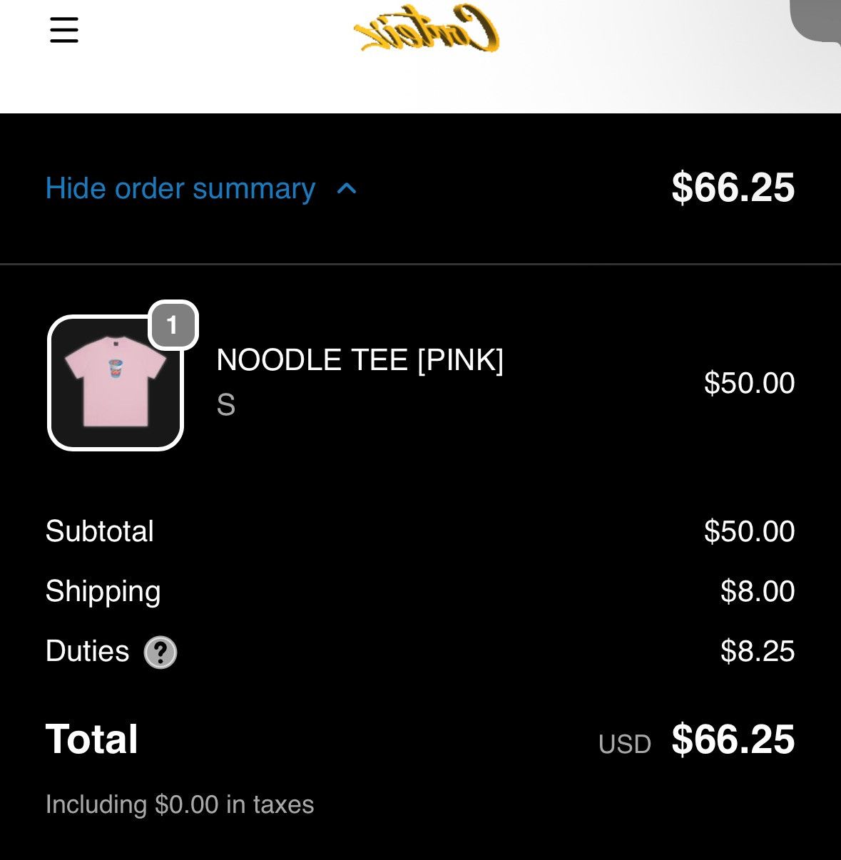 Corteiz Corteiz Noodle Tee Size US S / EU 44-46 / 1 - 4 Thumbnail