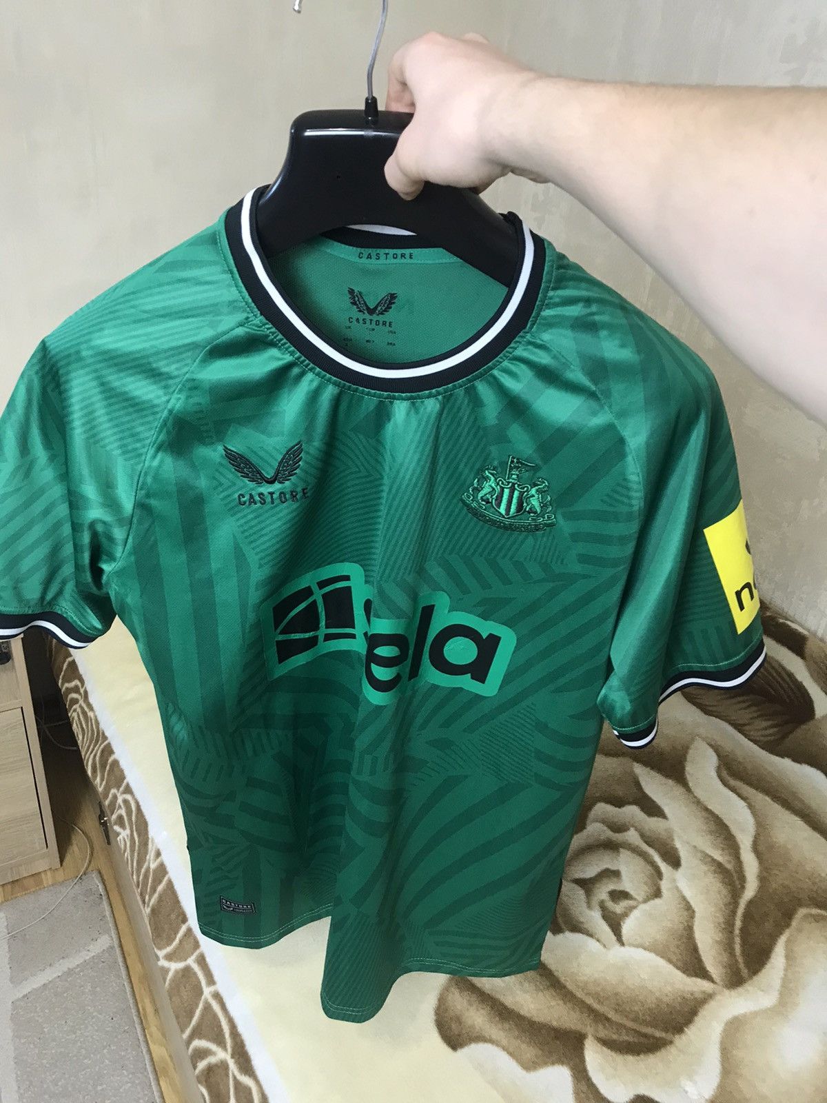 Vintage 🔥 Newcastle United Castore Sela Jersey T Shirt Size US L / EU 52-54 / 3 - 7 Thumbnail