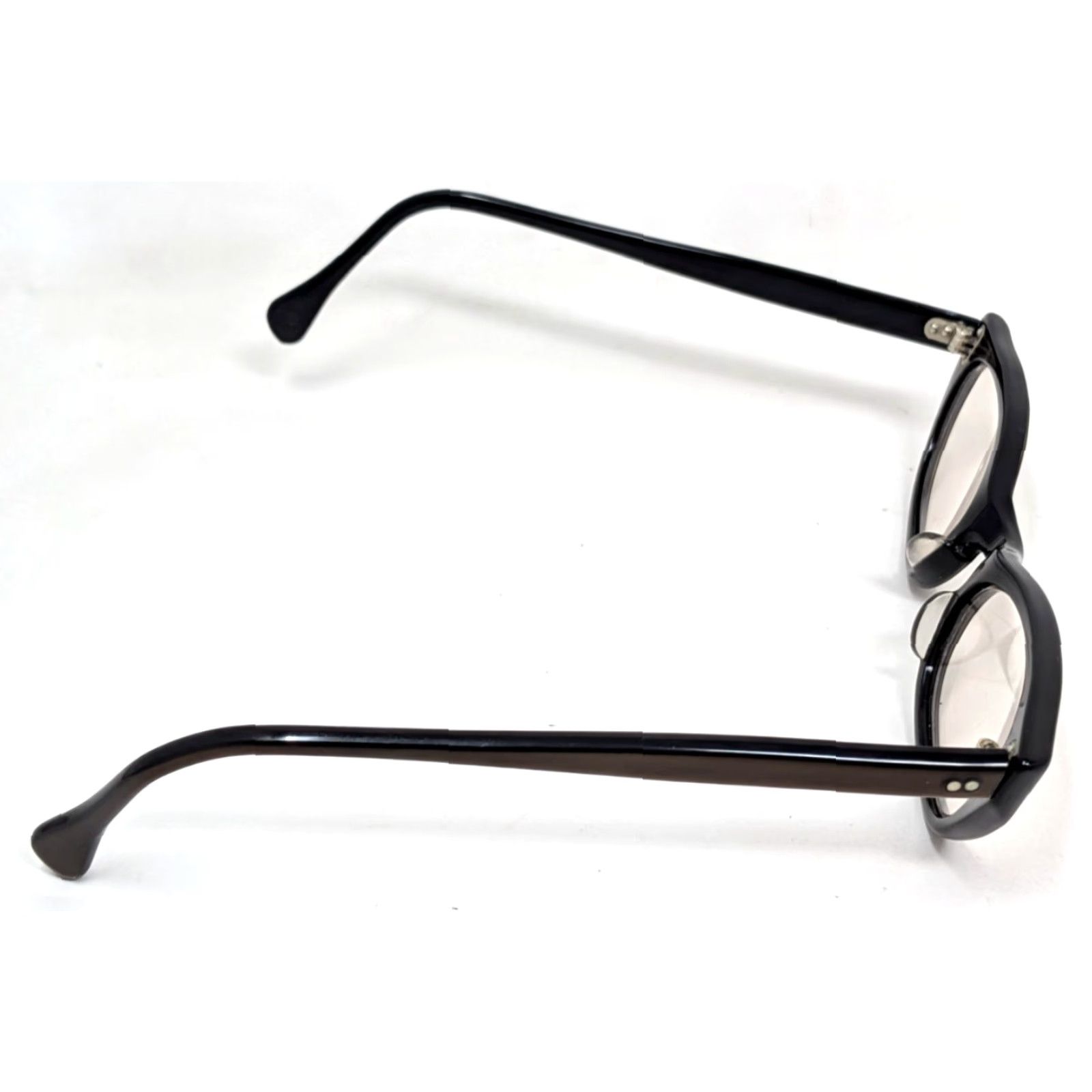 MCM Vintage ZWC 1950s Cat Eye Eyeglasses Brown Black 5 1/2 Glasses with Case Womens Vintage MCM Eyeglasses with Case Size ONE SIZE - 6 Thumbnail