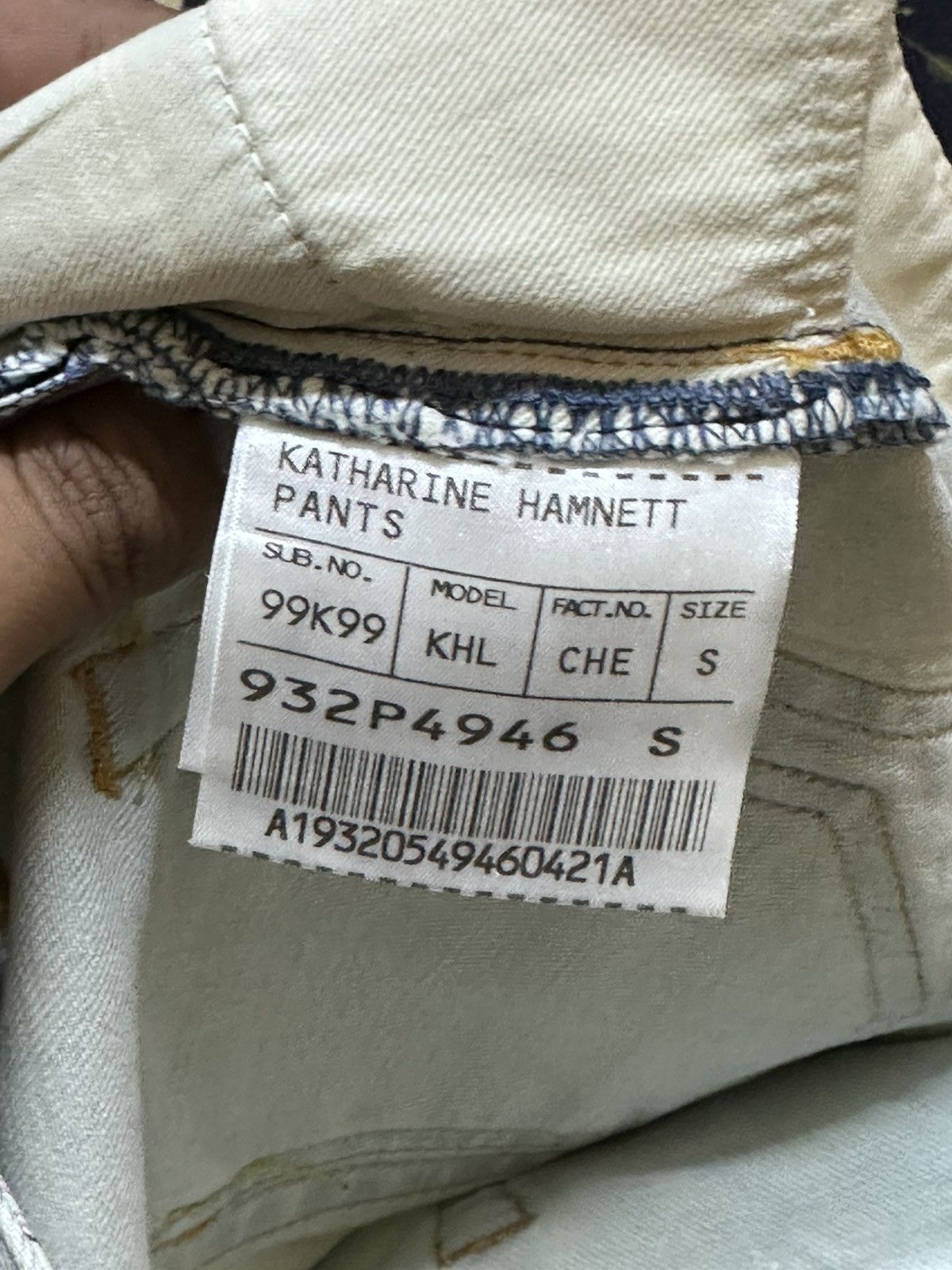 Katharine Hamnett London Vintage Katherine Hamnet London Faded Mini Skirts Size 28" / US 6 / IT 42 - 12 Thumbnail