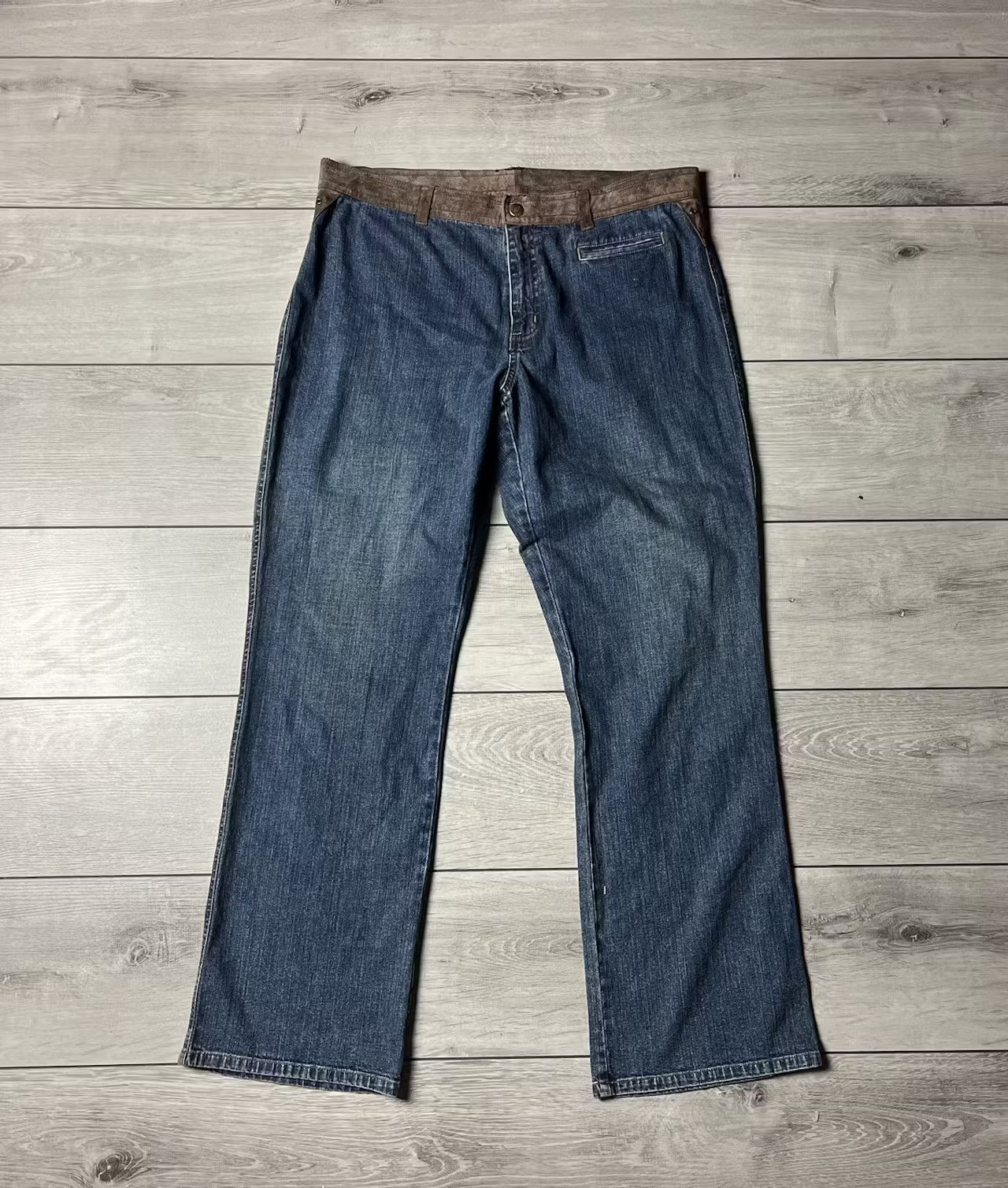 Lauren Ralph Lauren Lauren Jeans co Ralph Lauren denim jeans leather belt Size US 36 / EU 52 - 1 Thumbnail