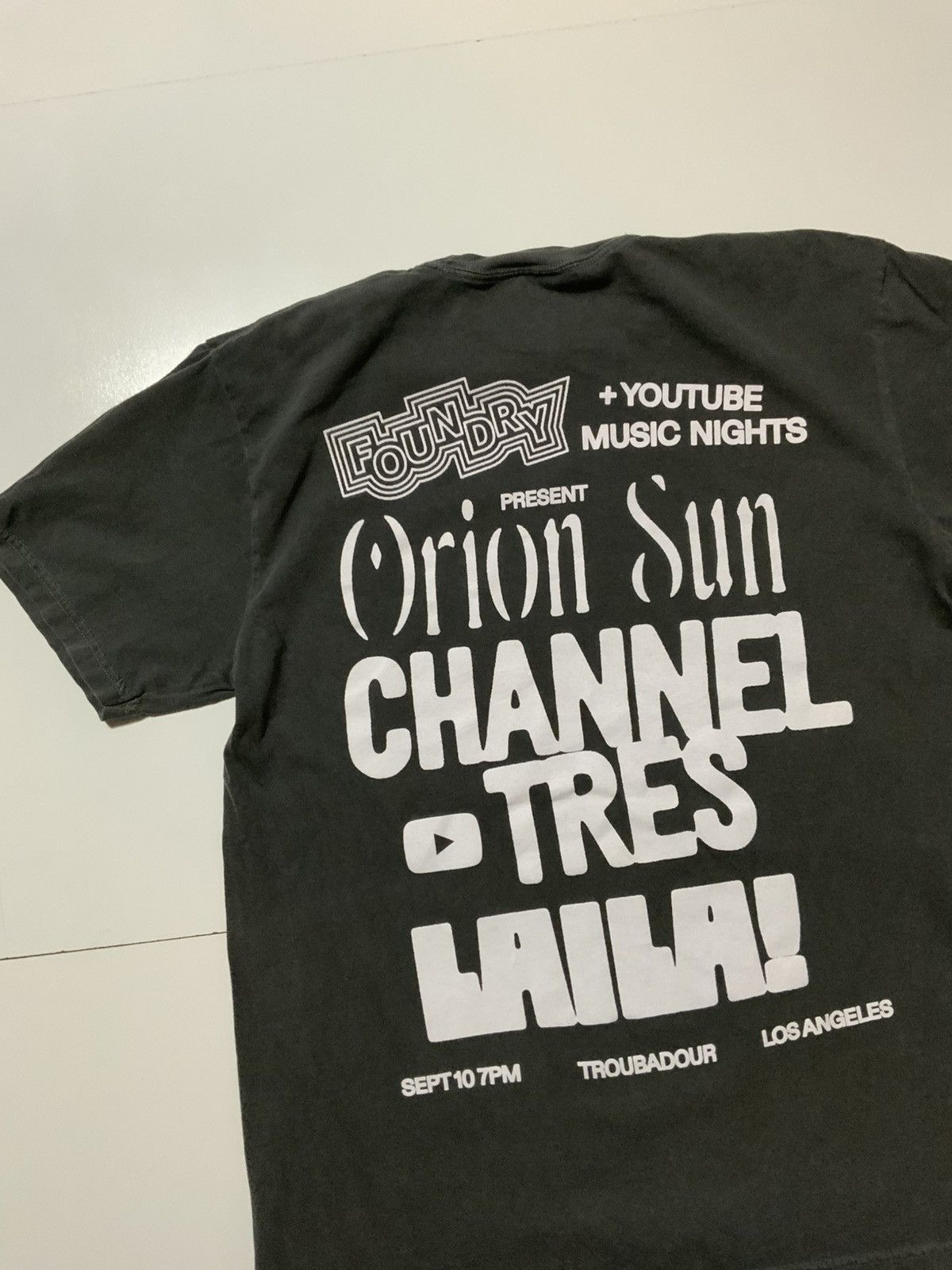 Band Tees × Comfort Colors Foundry YouTube Music Nights Orion Sun Band T-Shirt Size US L / EU 52-54 / 3 - 4 Thumbnail
