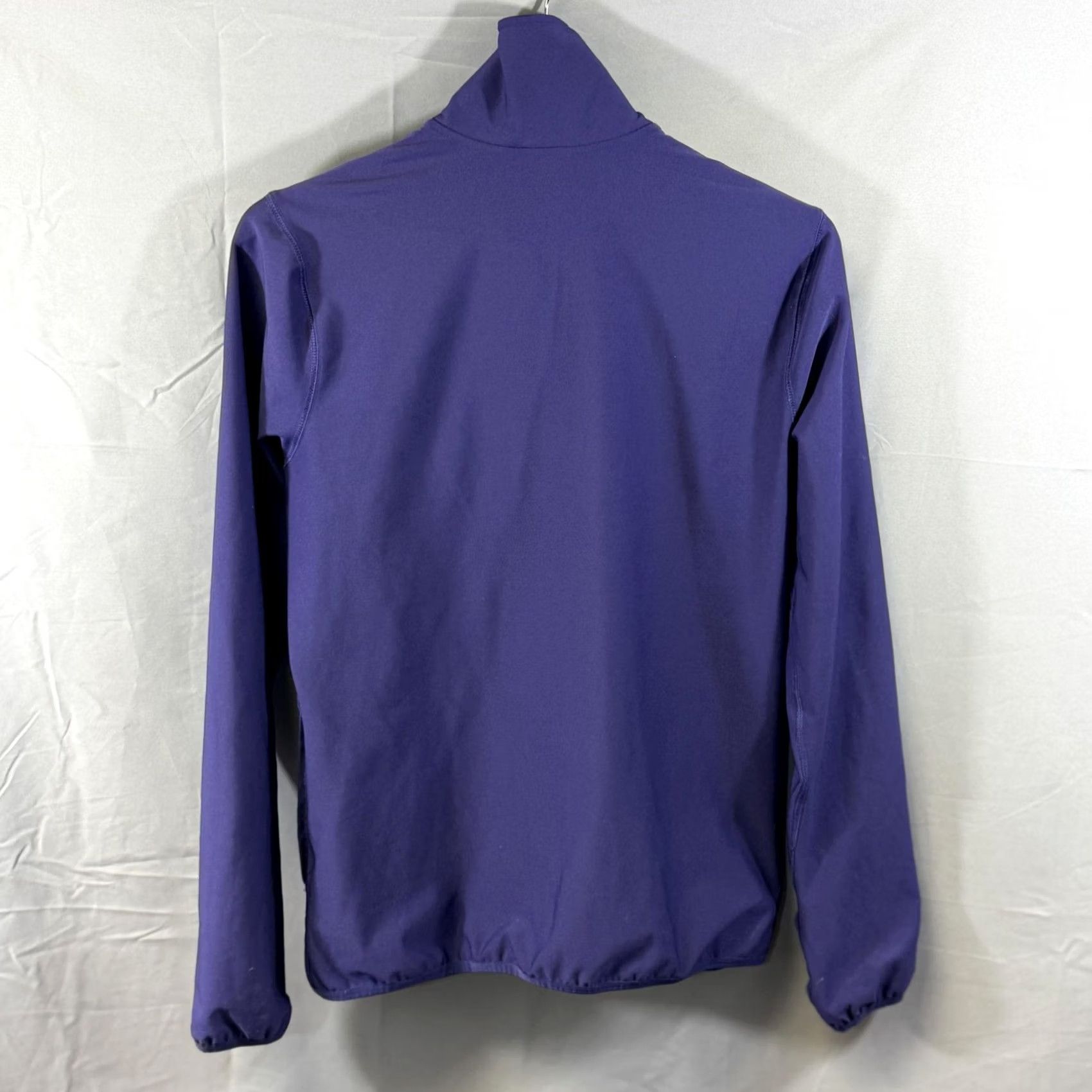 Nike Nike Dri-FIT Jacket Mens Large Full Zip Lightweight Running 484717-422 Purple Yellow Spor twear Pocketed Cuffs Mid-Length Size US L / EU 52-54 / 3 - 2 Thumbnail