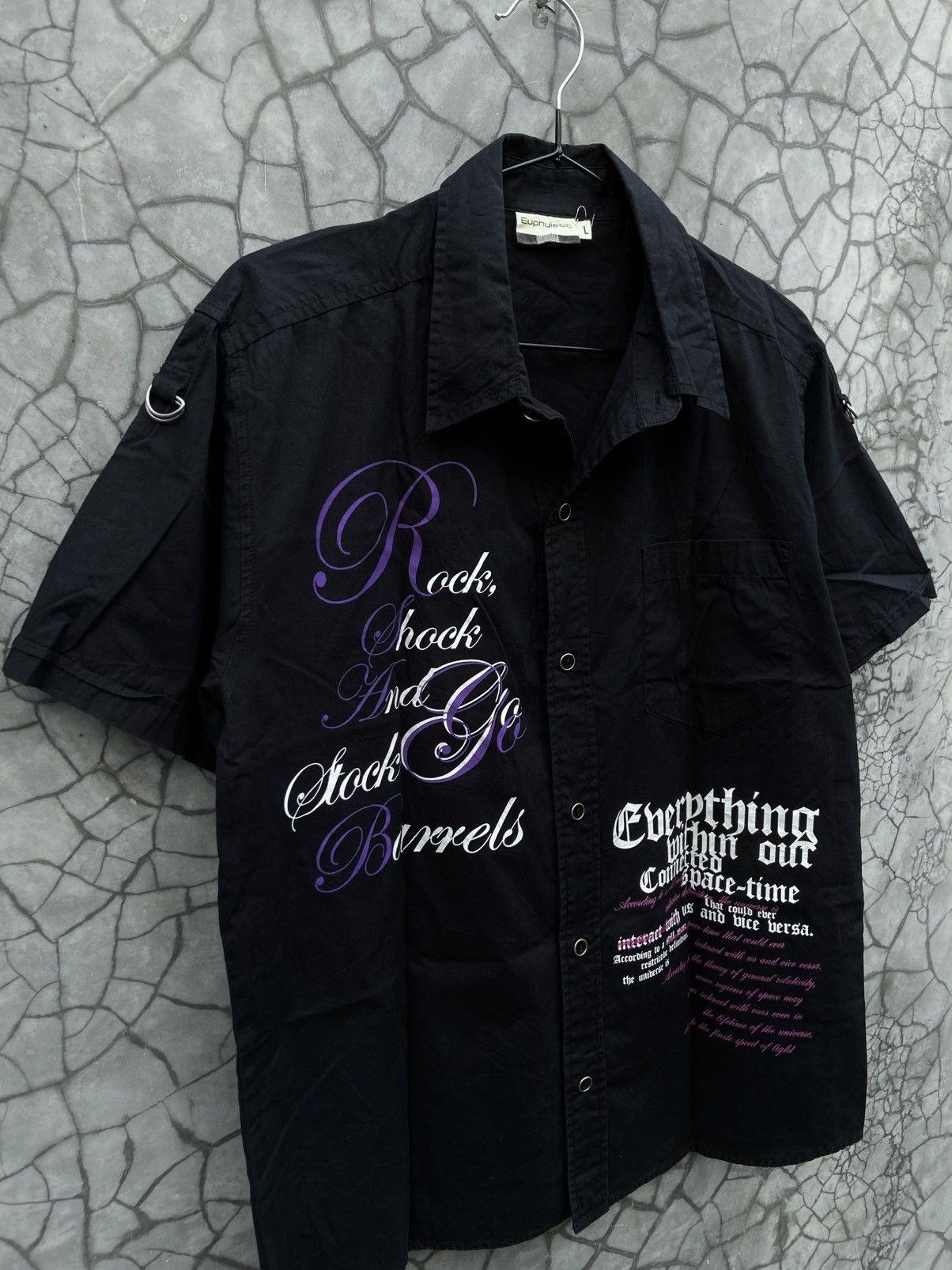 Beauty Beast × If Six Was Nine × Le Grande Bleu (L.G.B.) Euphuistic Poem Bondage Punk Rock Gothic Vkei Harajuku Size US L / EU 52-54 / 3 - 3 Thumbnail