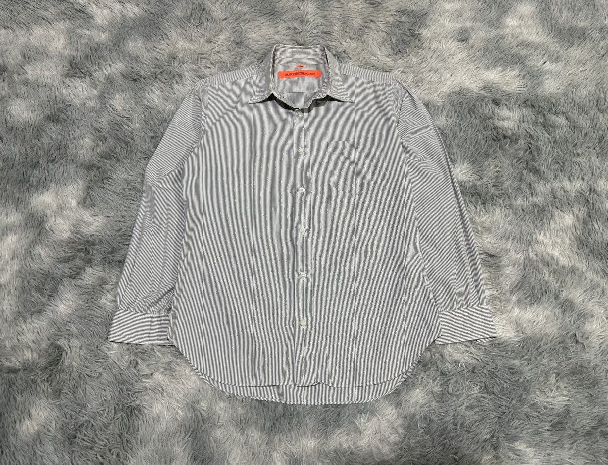 CABANE de ZUCCa 🔥1999/2000 The Year Of Climax Cabane De Zucca Striped Shirt Size US L / EU 52-54 / 3 - 1 Thumbnail