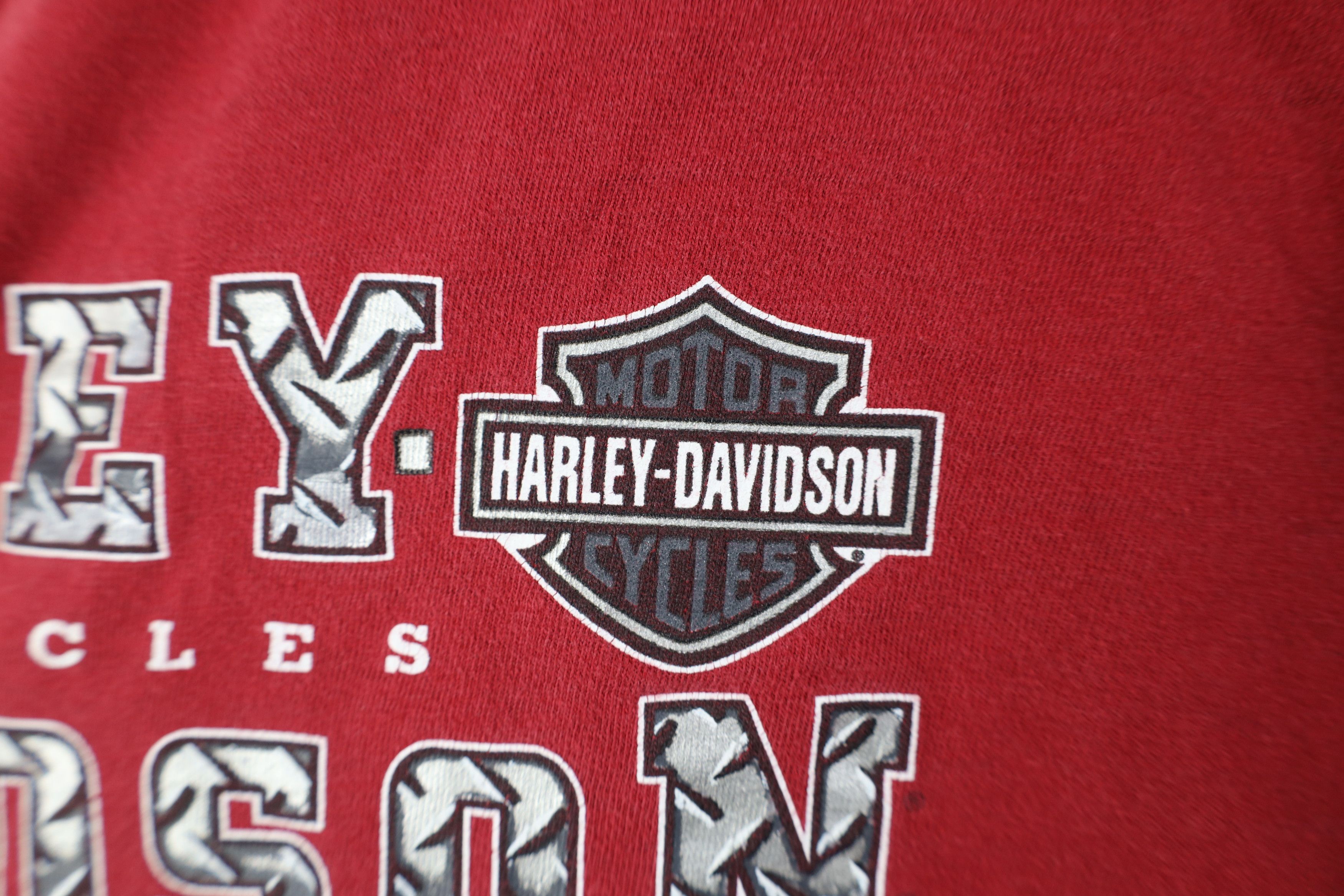 Harley Davidson Vintage Y2K 2001 Harley Davidson Steel Plate T-Shirt USA Size US XL / EU 56 / 4 - 6 Thumbnail