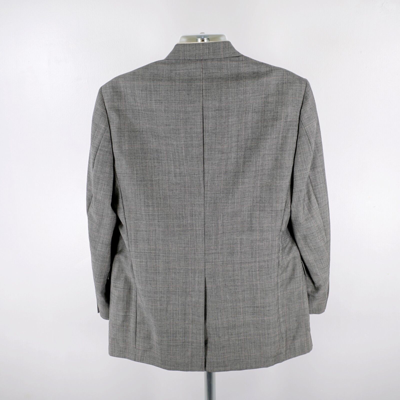 Hart Schaffner Marx Hart Schaffner Marx Wool Gray Glen Plaid W/ Red Windowpane 2 Size 42L - 7 Thumbnail