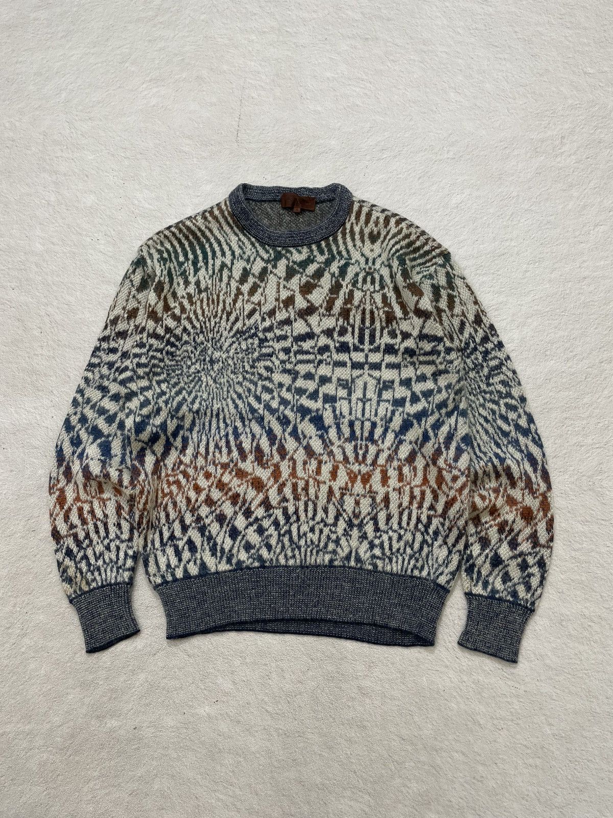If Six Was Nine 2000s Missoni Knit Zig Zag Navajo Pattern y’s LGB ifsix Size US XL / EU 56 / 4 - 1 Thumbnail