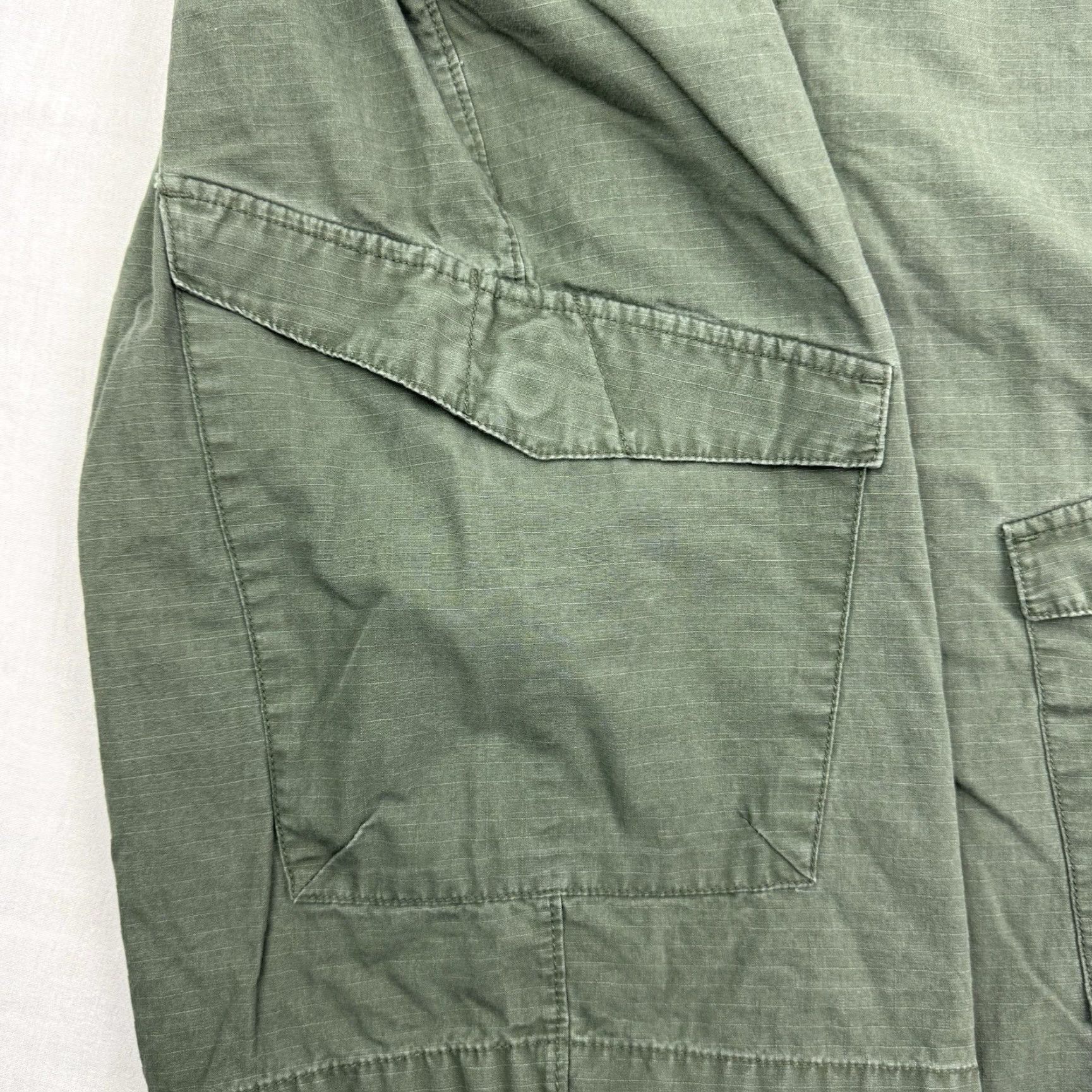 Vintage VINTAGE No Boundaries Cargo Shorts Men 34 Green 90s Grunge Hipster Outdoor Casual Size US 34 / EU 50 - 3 Thumbnail